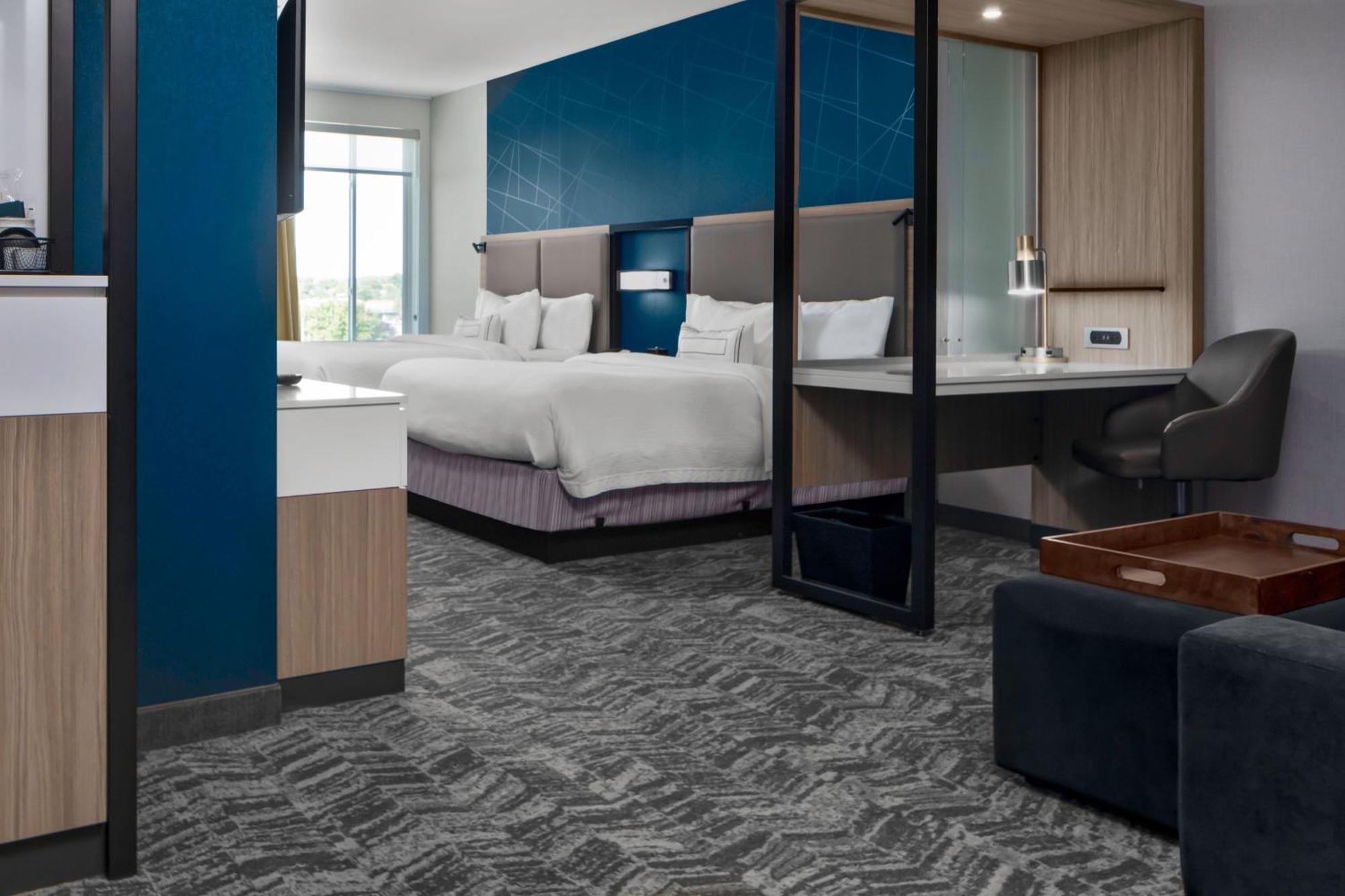 Queen Suite with Two Queen Beds and Trundle Sofa