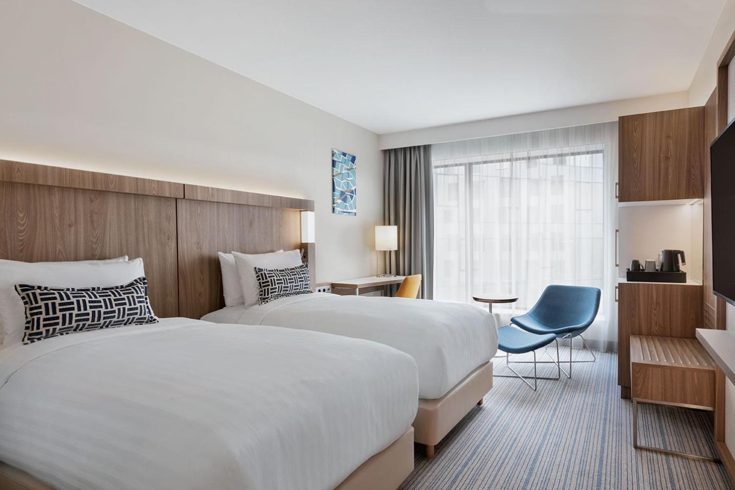 Guest Room 2 Twin or Single Beds Courtyard view