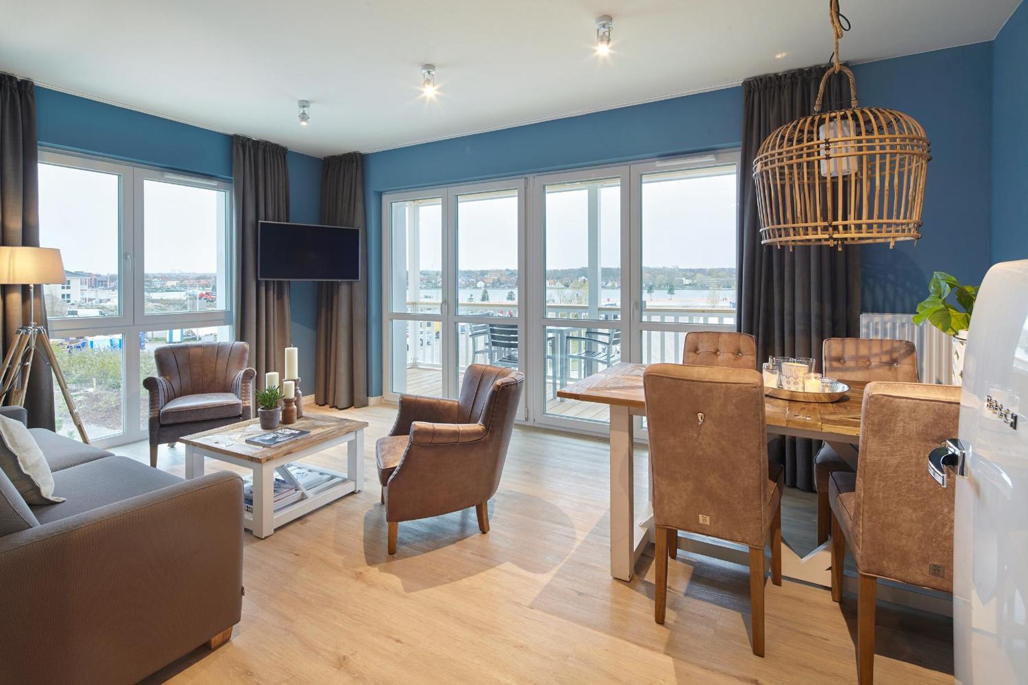 2-Bedroom Apartment mit Landblick und Balkonen