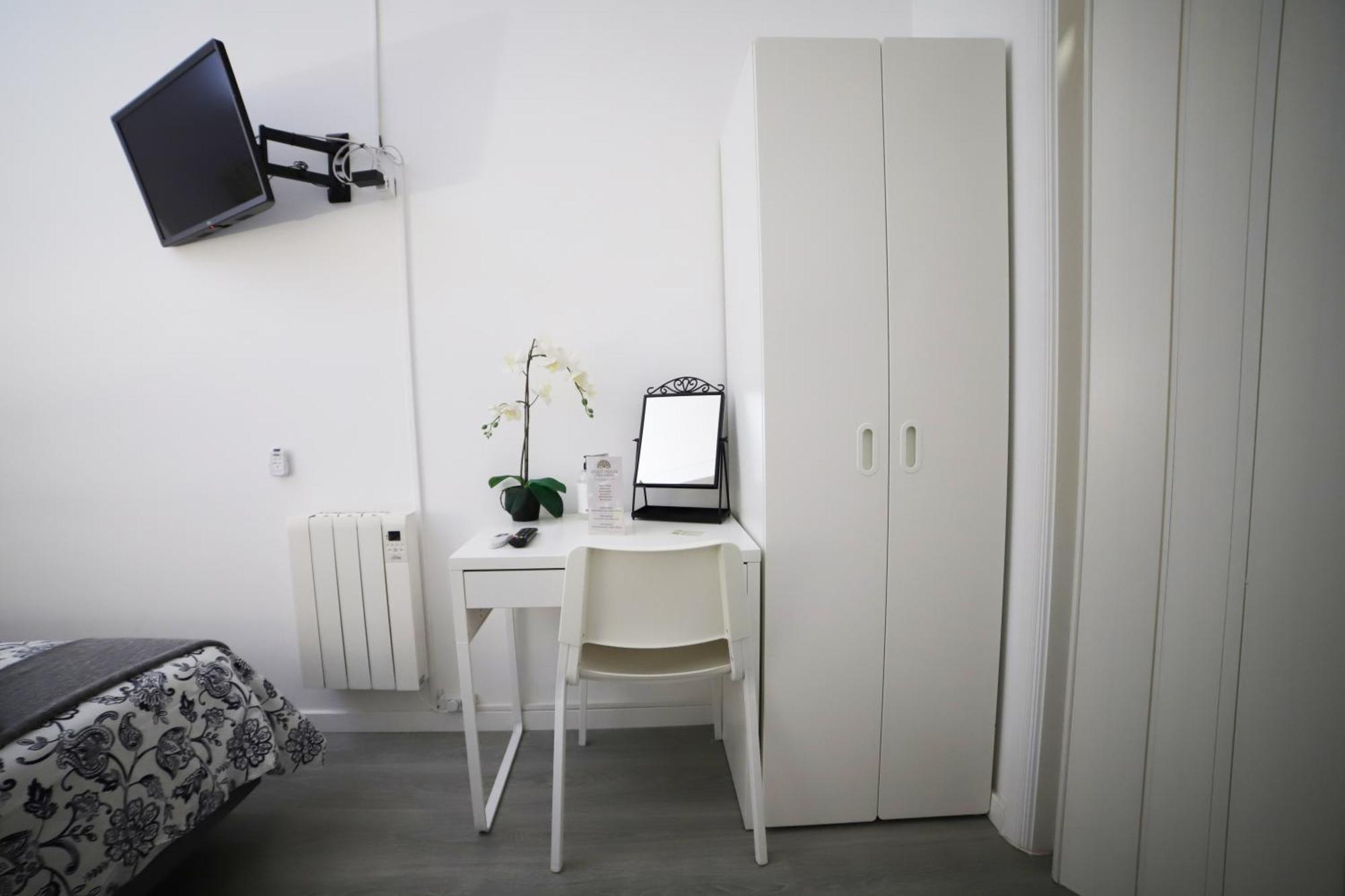 inside single room
