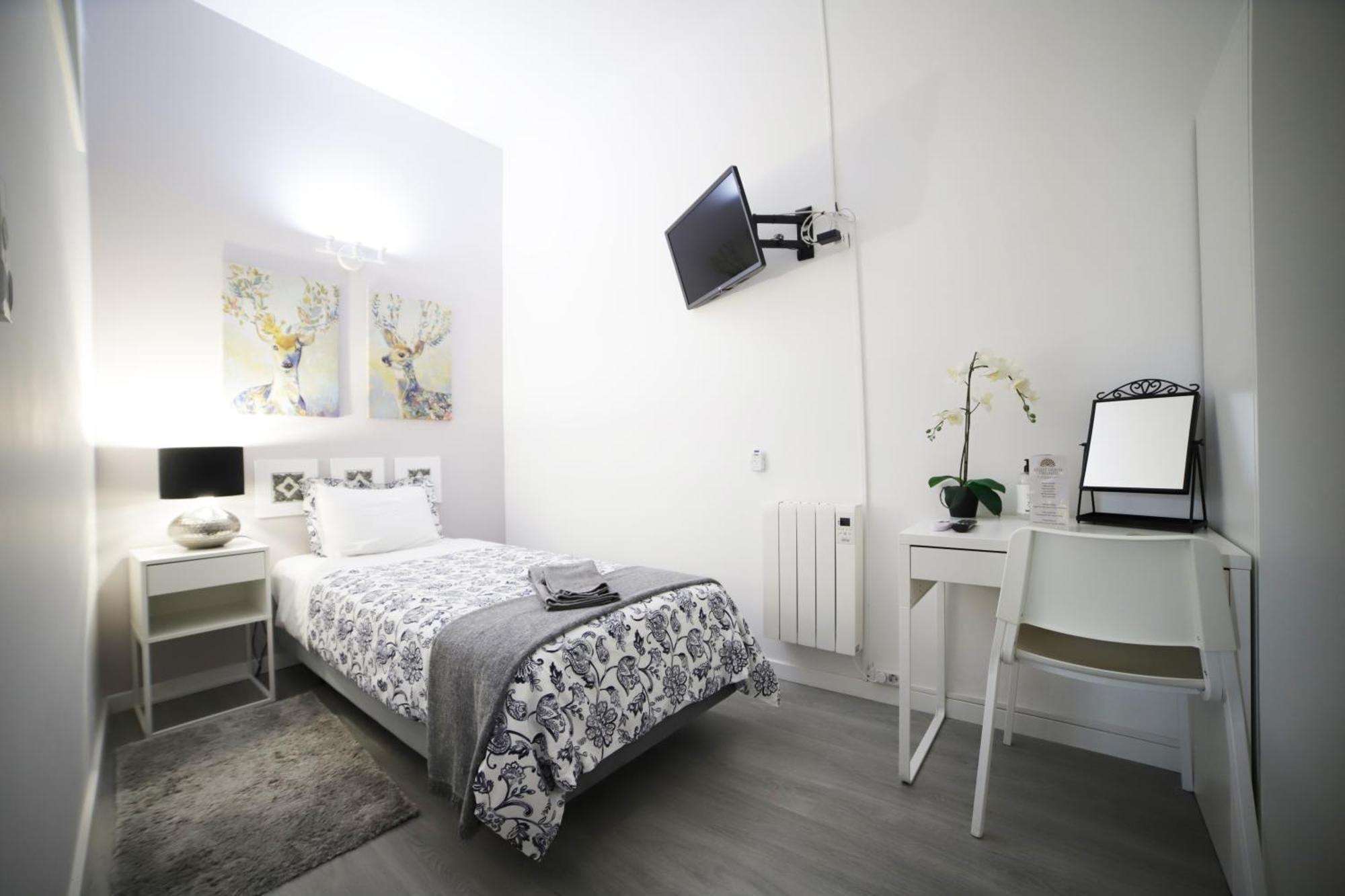 inside single room
