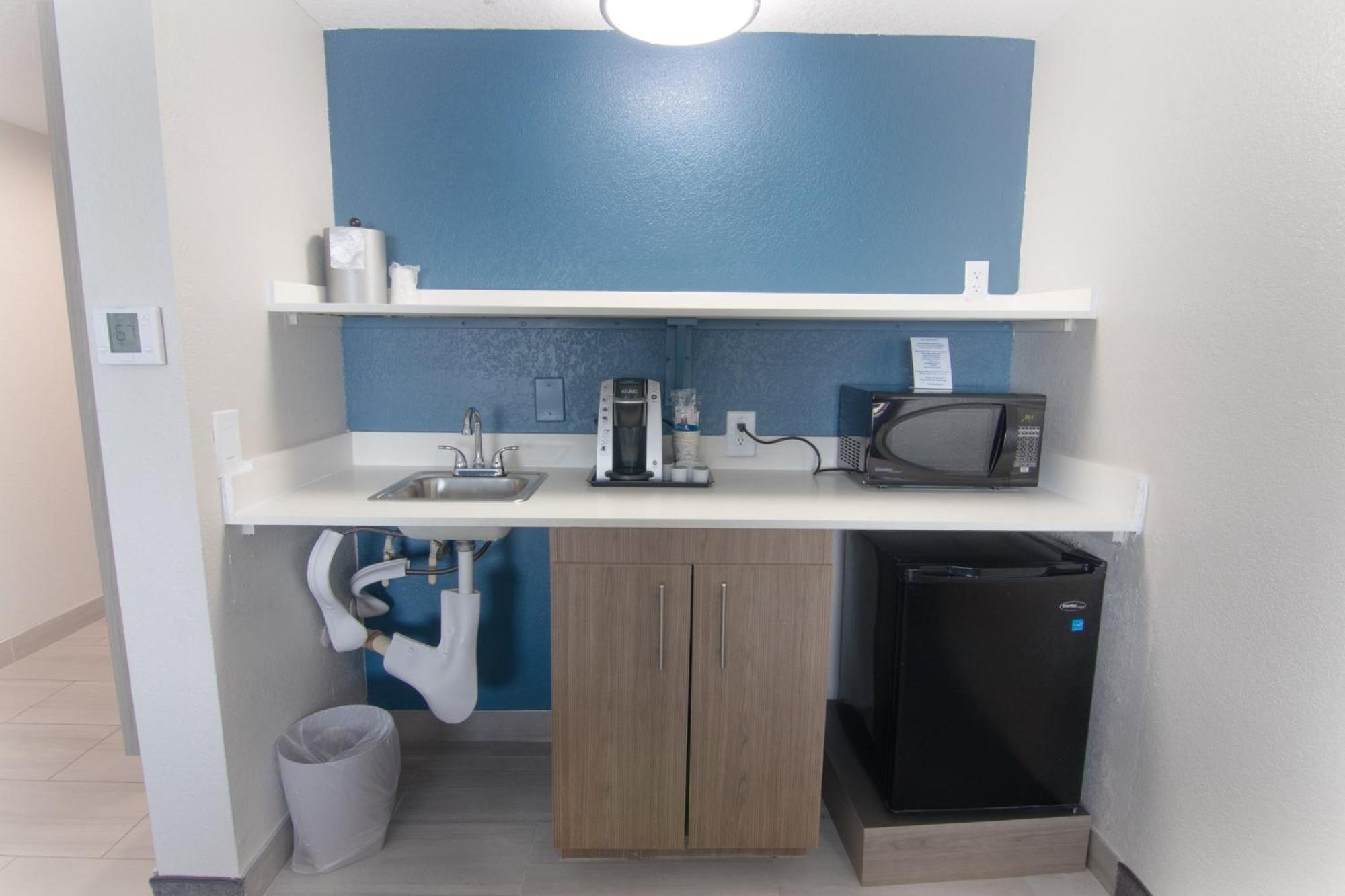 Standard King Room Mobility Accessible Roll Shower