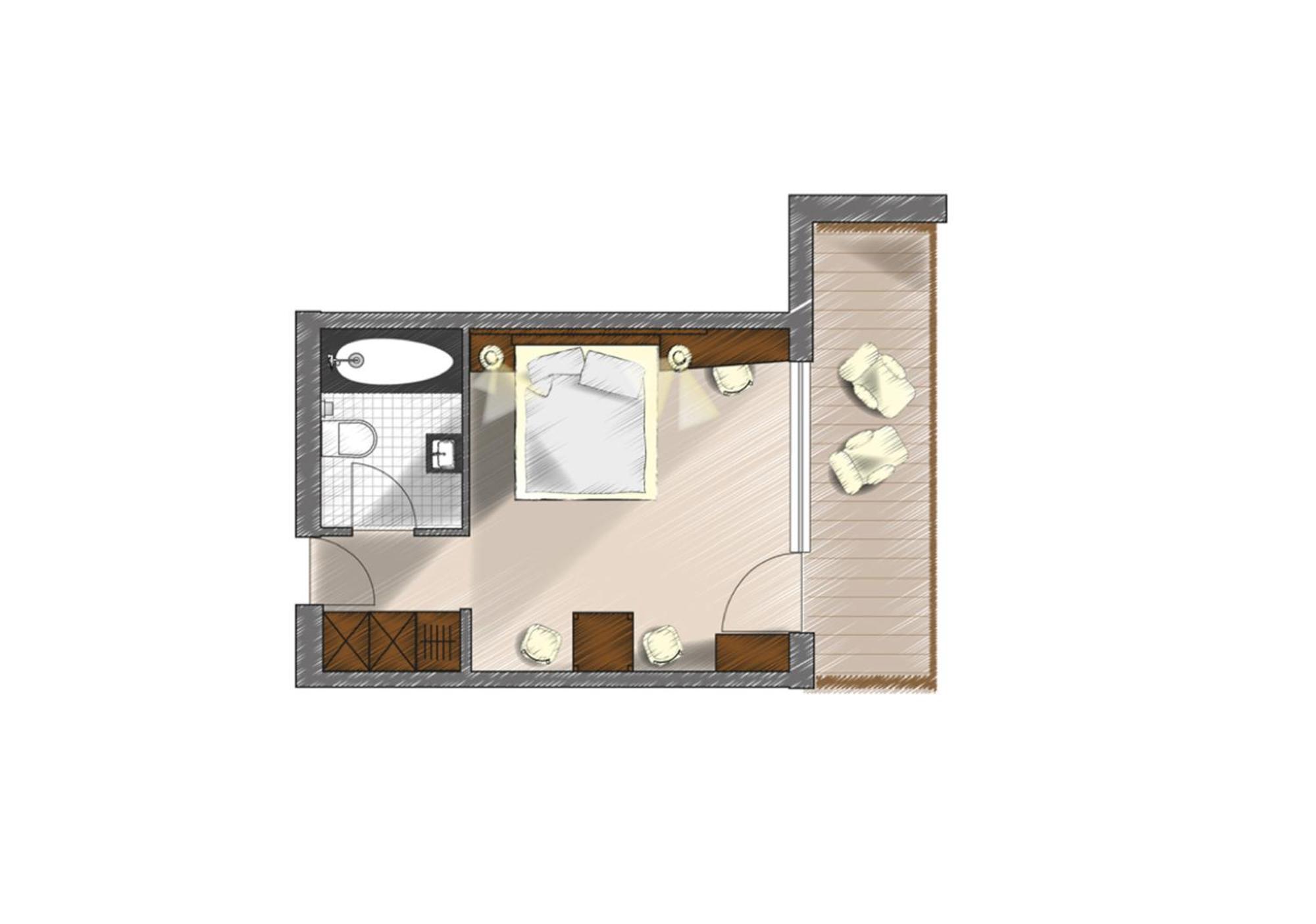 Double Room Mountain View