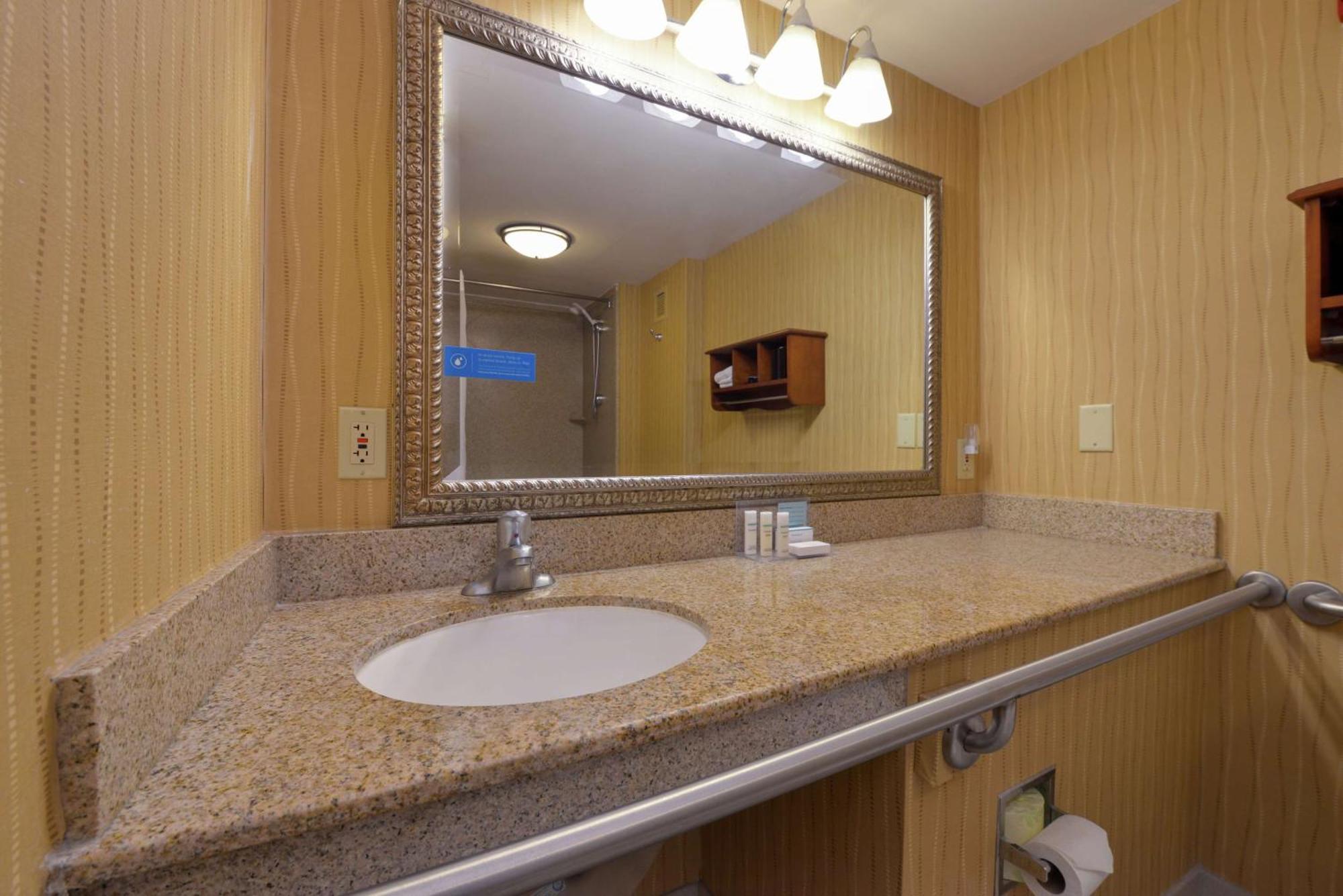 King Room Accessible Tub Mobility Hearing Access or Non-Smoking