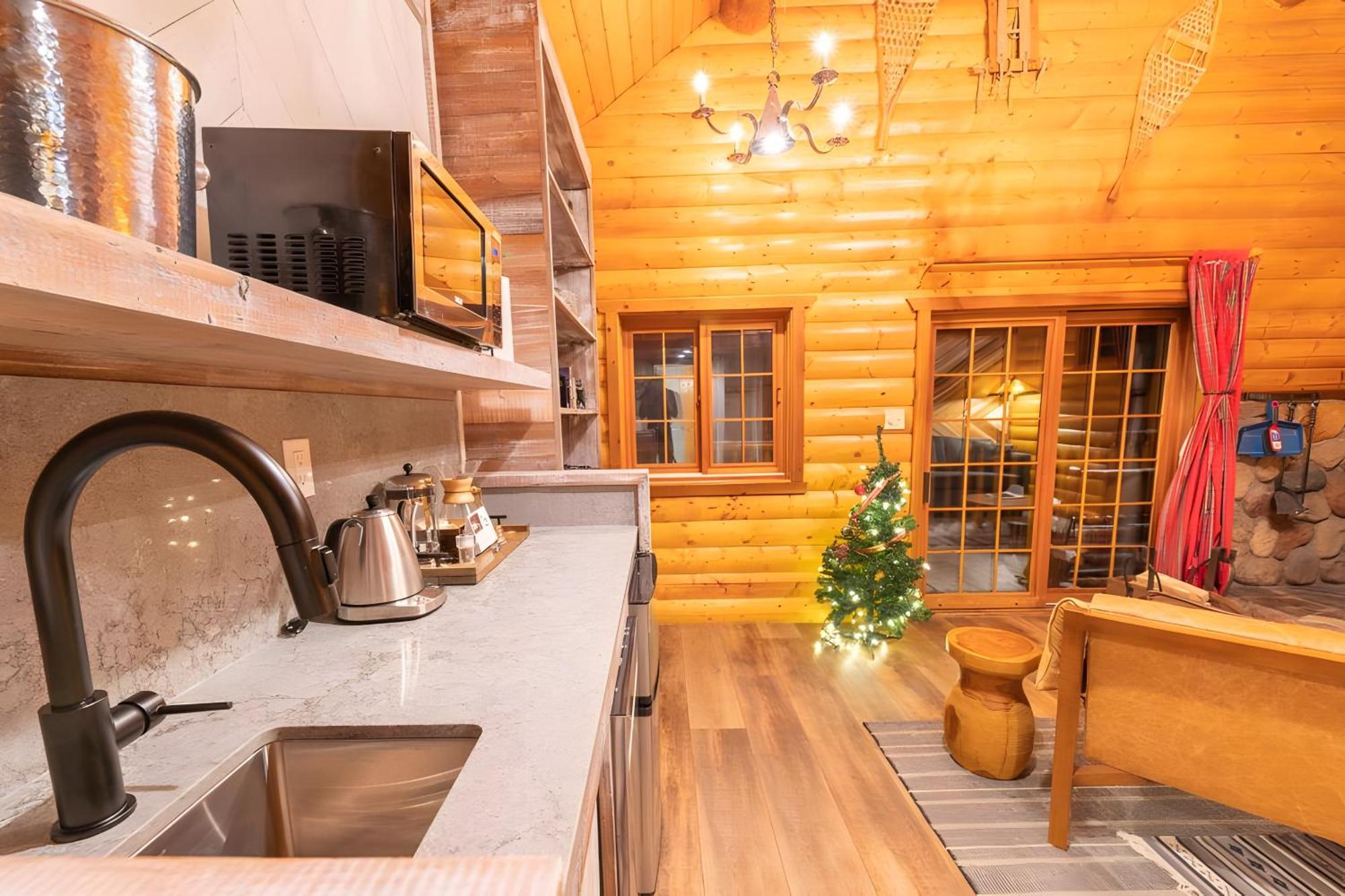 One Bedroom Loft Cabin Ladder