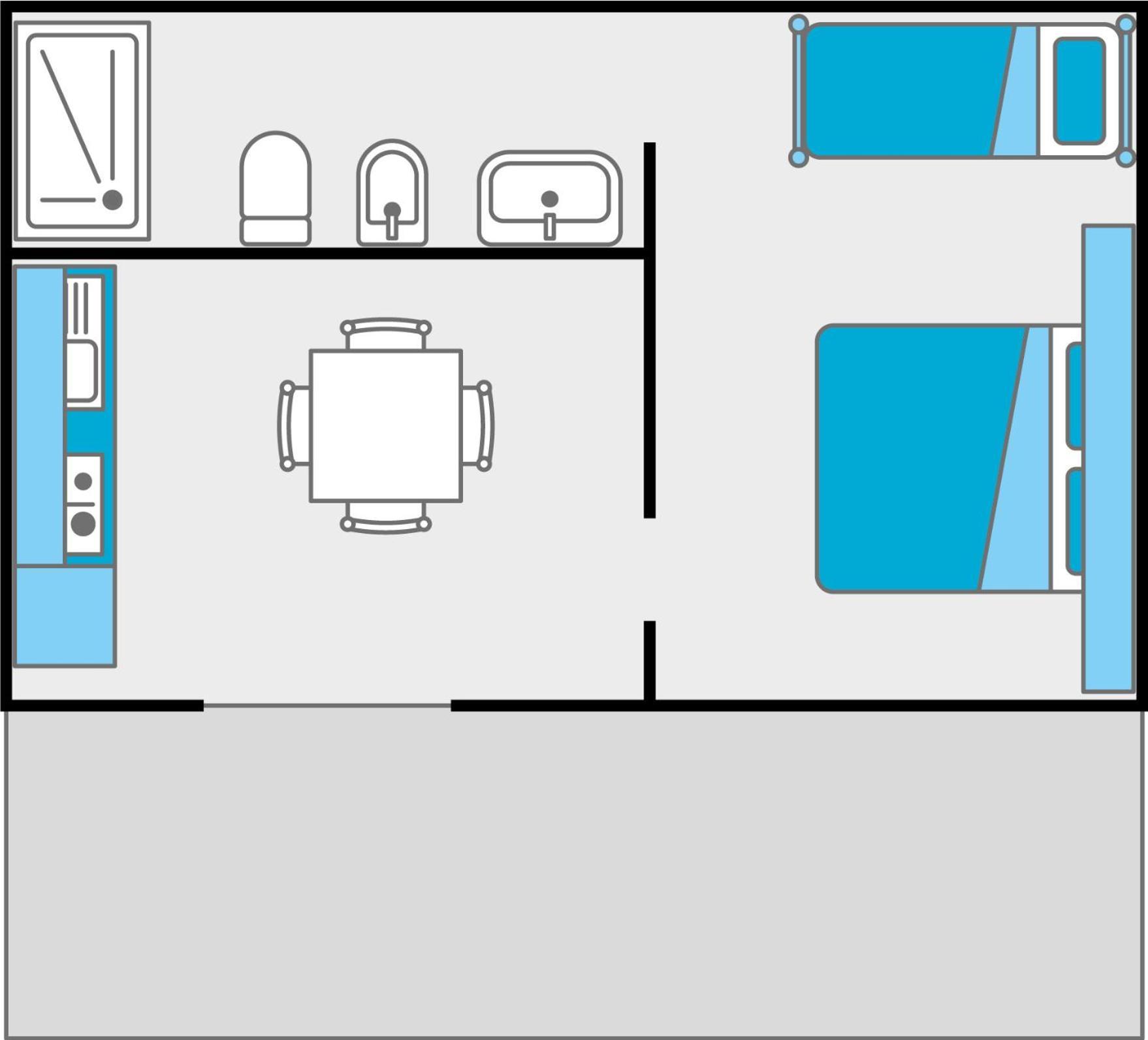One-Bedroom Bungalow