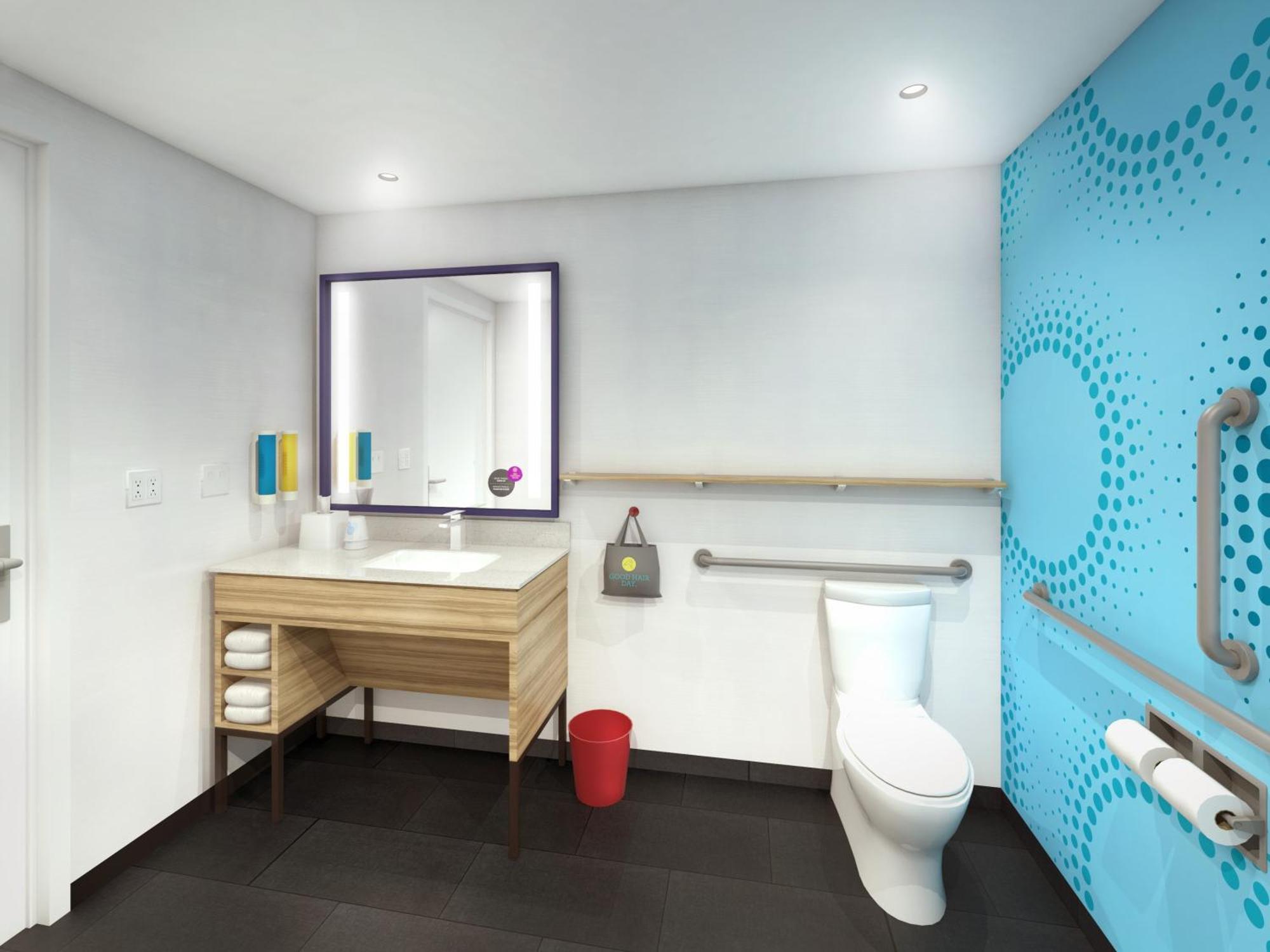 King Room Bath Tub Mobility Access