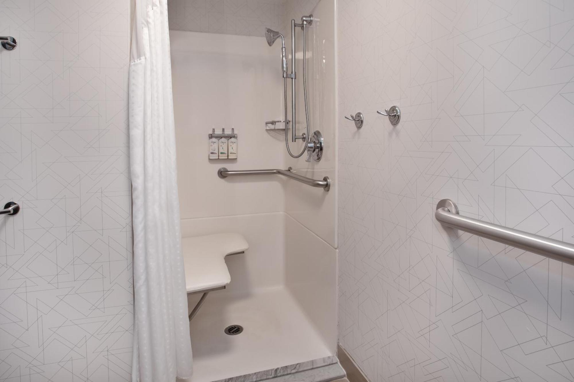 Queen Room Roll Shower Mobility Accessible
