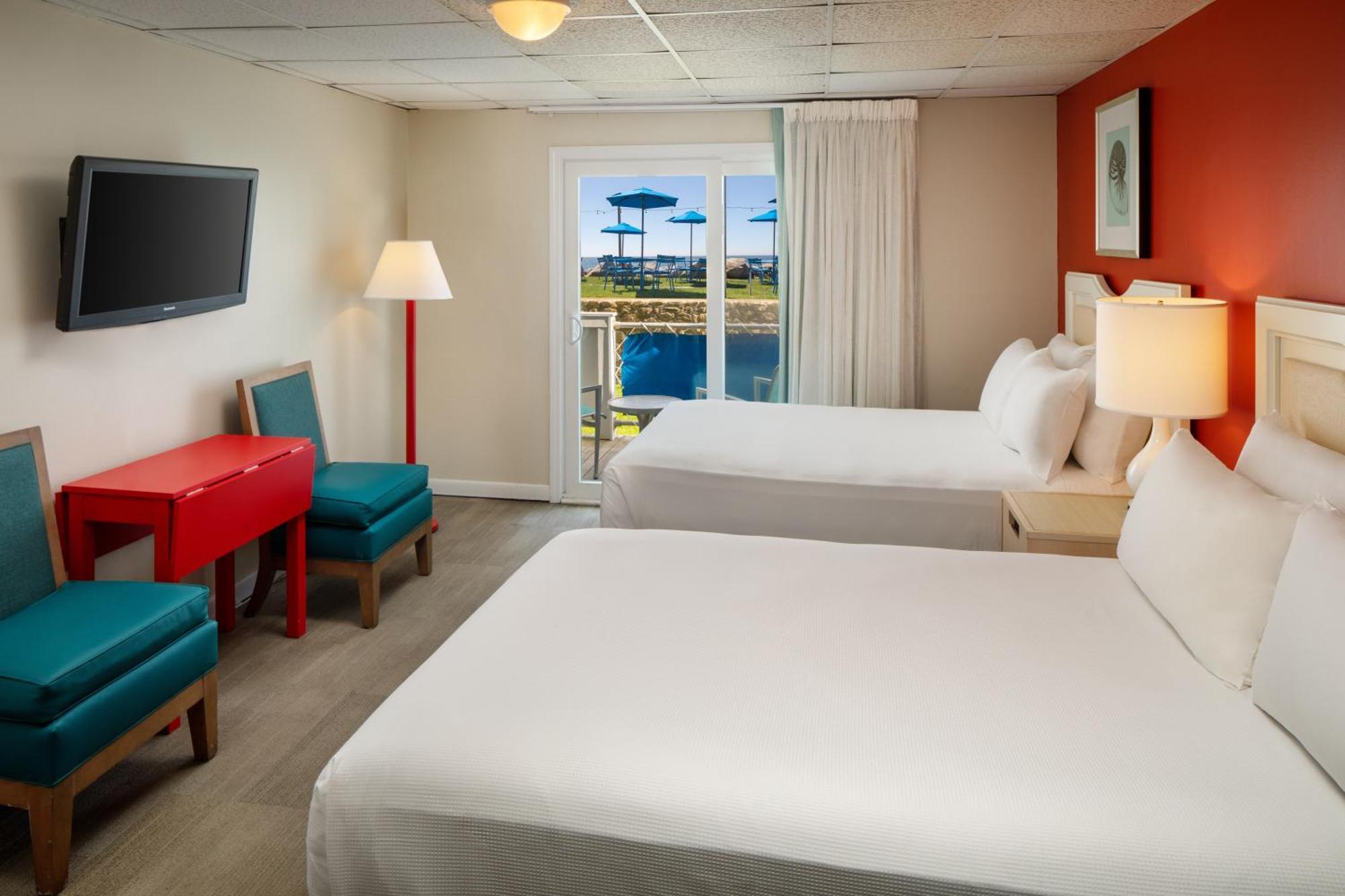 Double Room Two Double Beds Restricted Oceanview