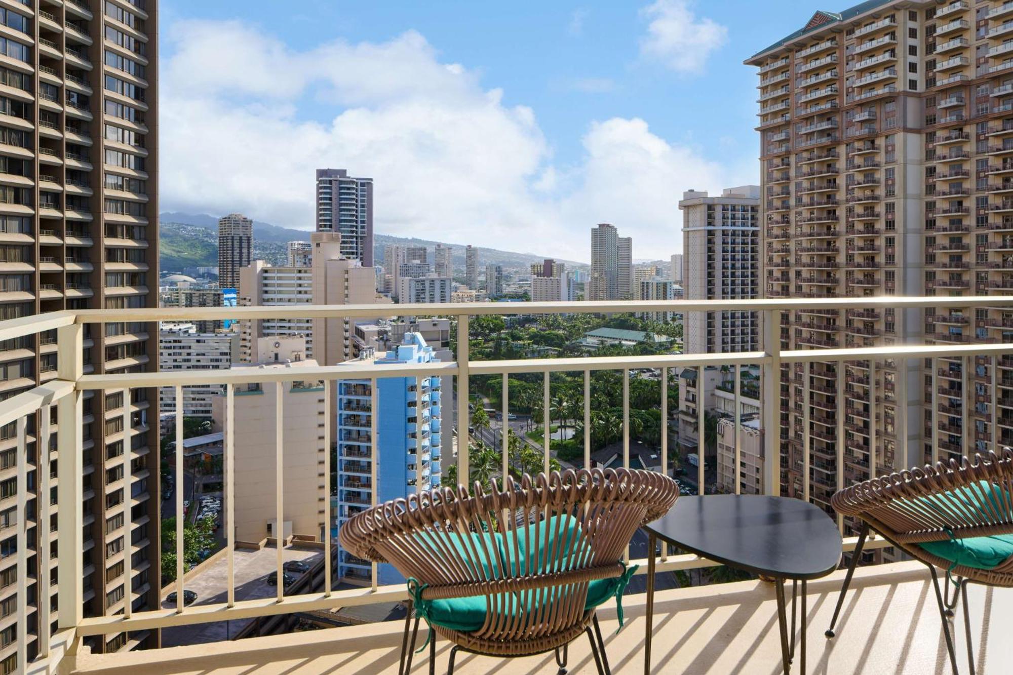 Luxury Two-Bedroom City View Kitchen