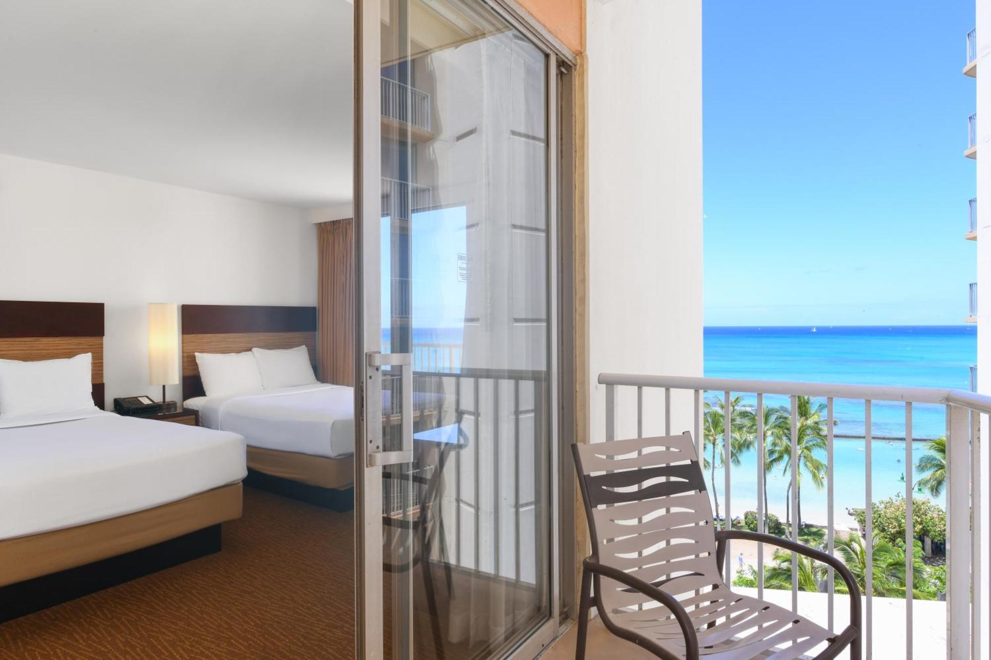 Partial Ocean View Two Doubles