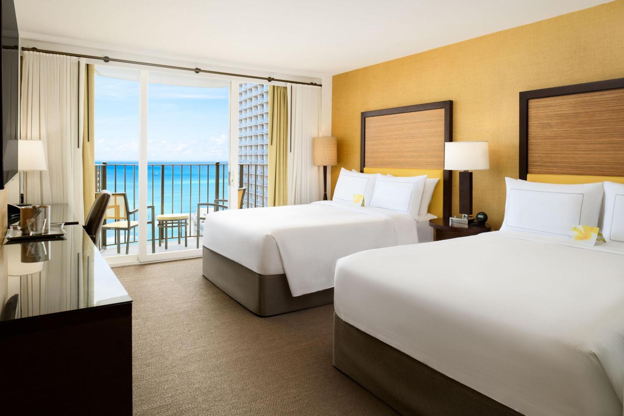 Deluxe Queen Room Two Queen Beds Ocean View