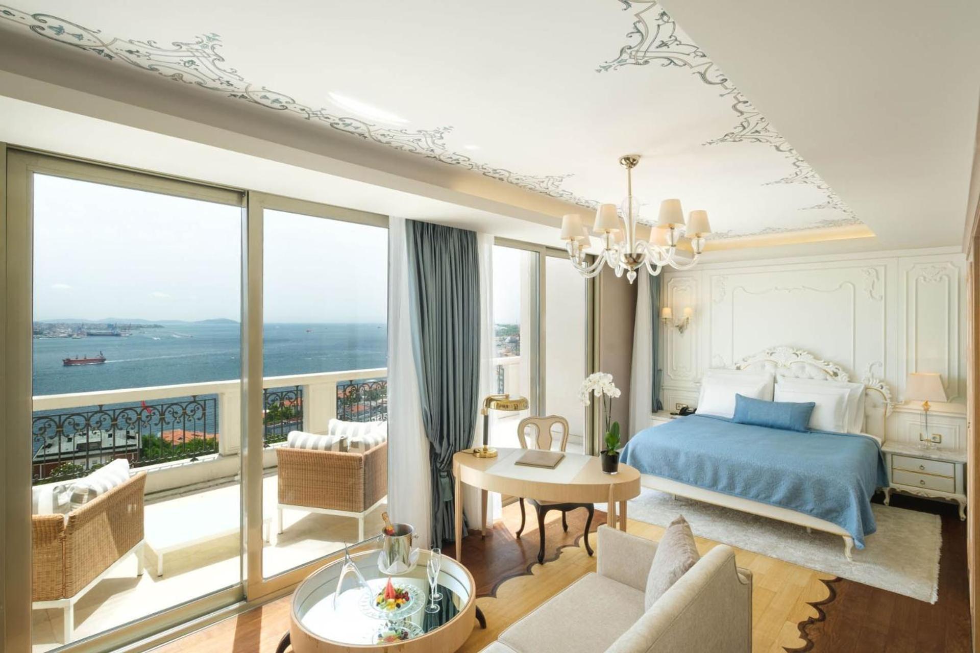 Suite mit Terrasse und Blick auf den Bosporus - Zugang zur Lounge
