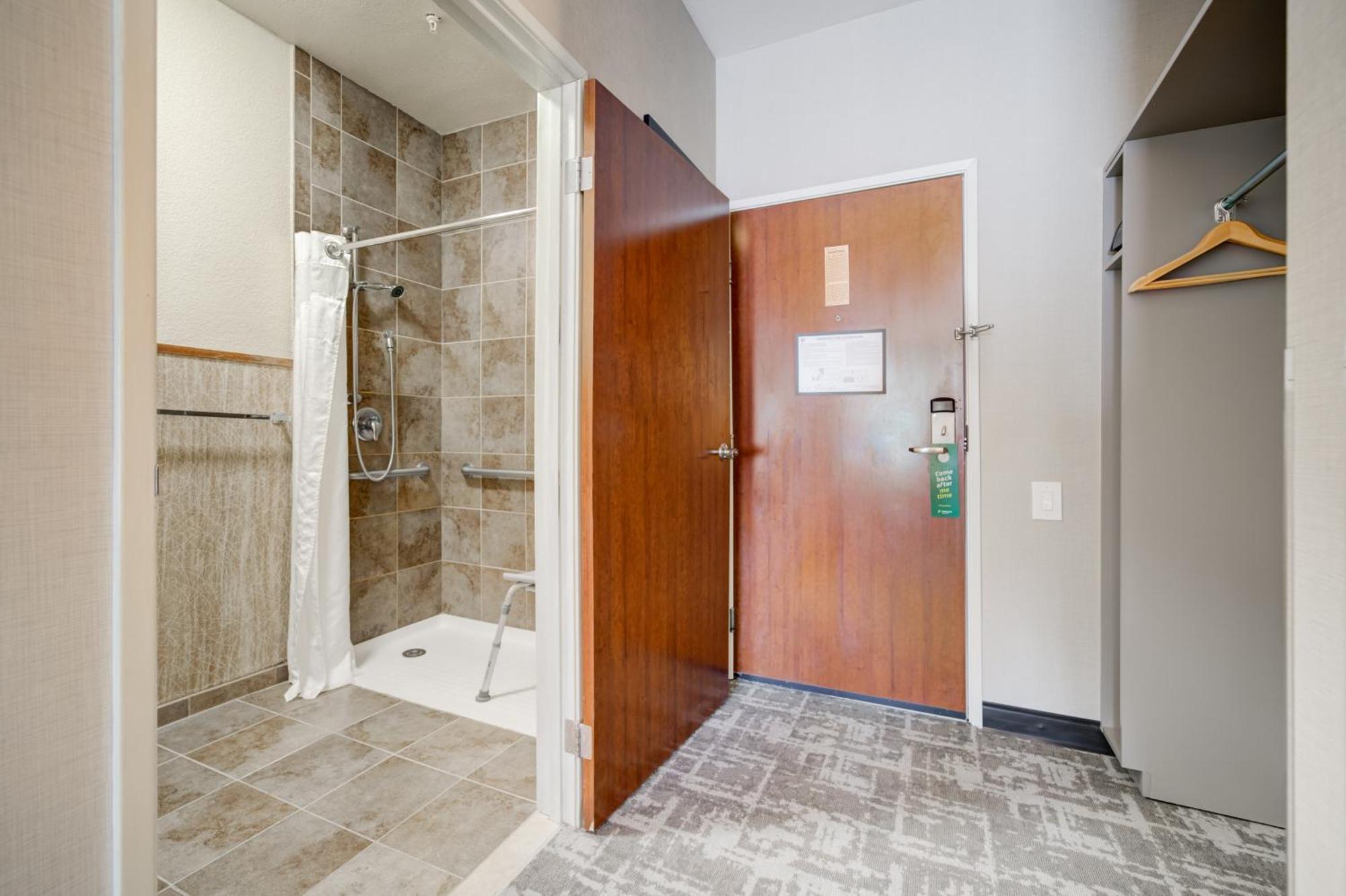 Queen Room Two Queen Beds Disability Access Roll Shower