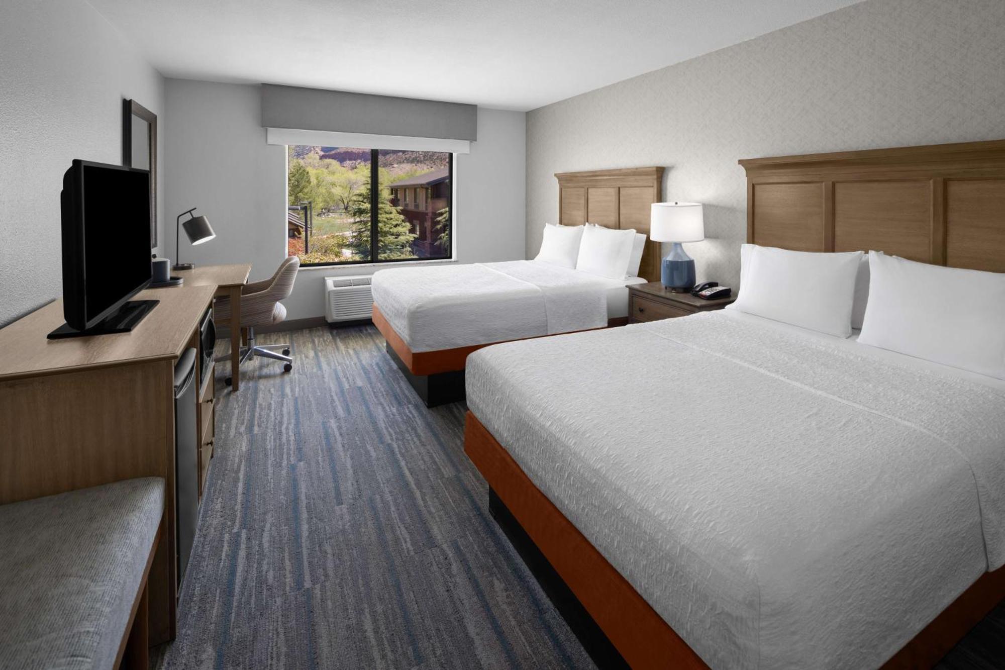 Queen Room Two Queen Beds Mobility Hearing Access or Non-Smoking
