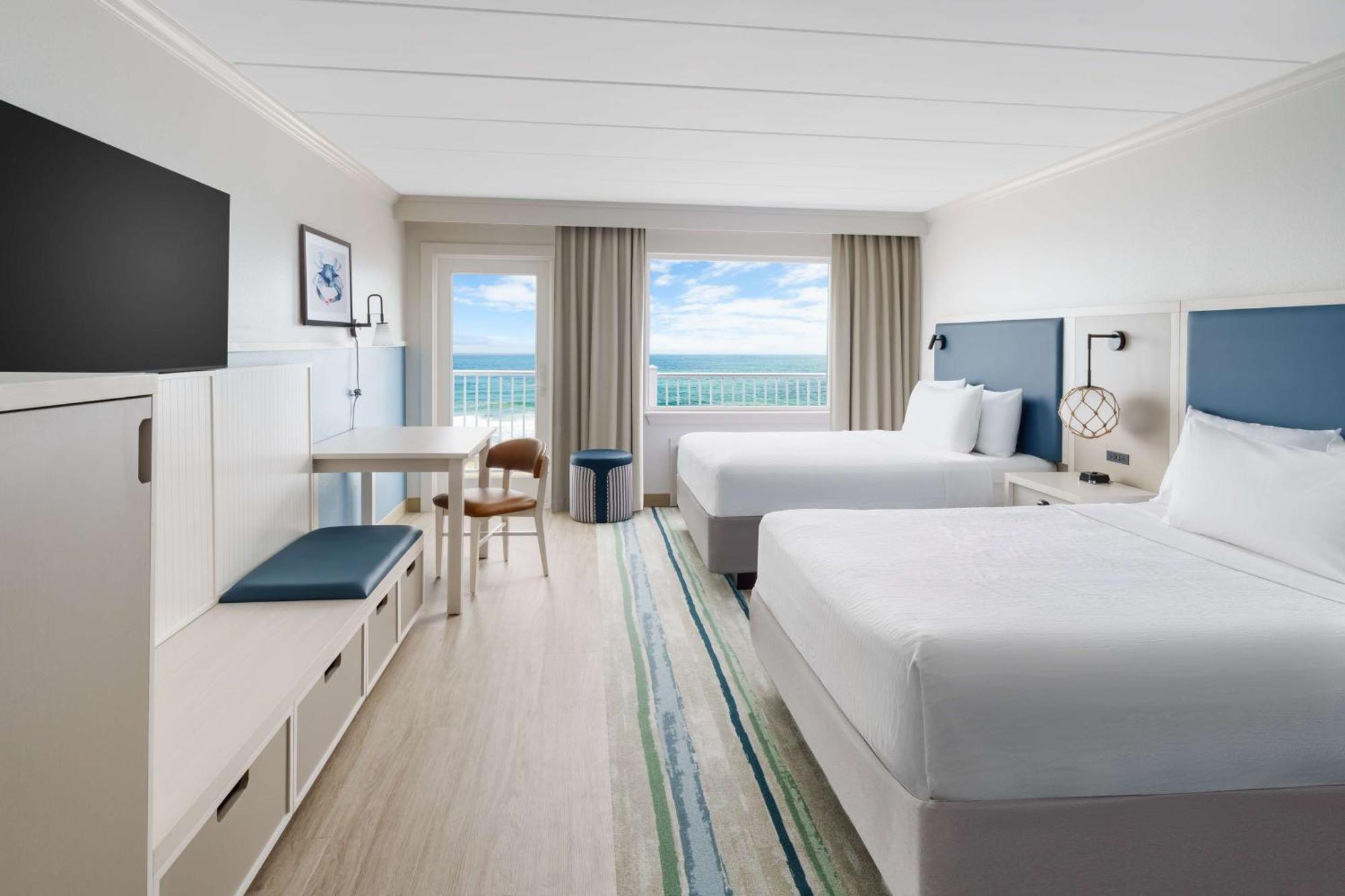 Oceanfront Queen Room Two Queen Beds