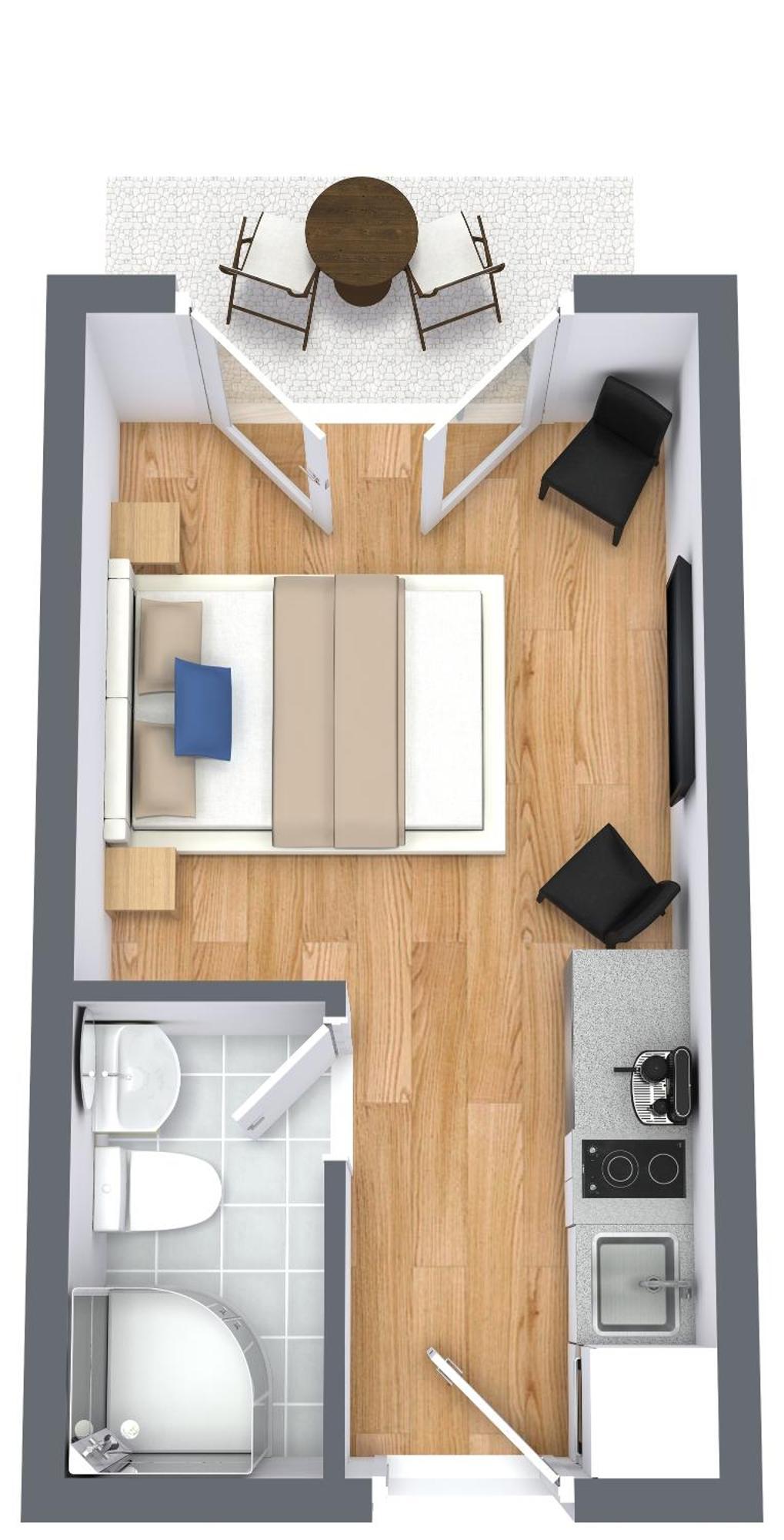 Studio Balcony