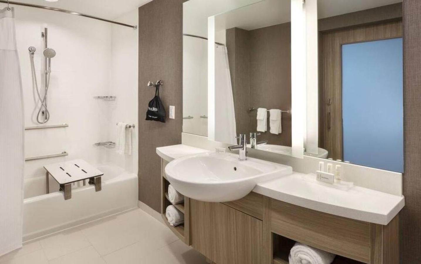 King Suite Bathtub Trundle Sofa Mobility Access or Hearing Accessible