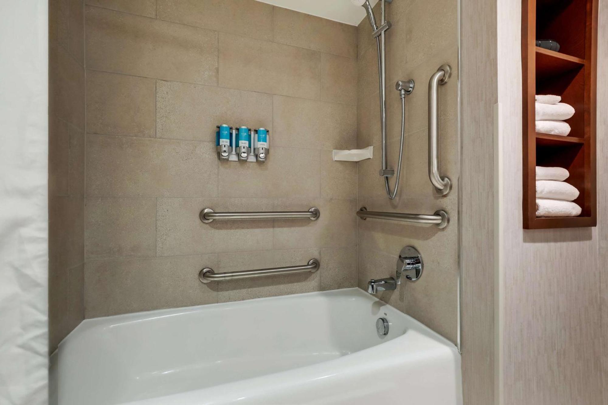 King Suite Sofa Bed Accessible Tub