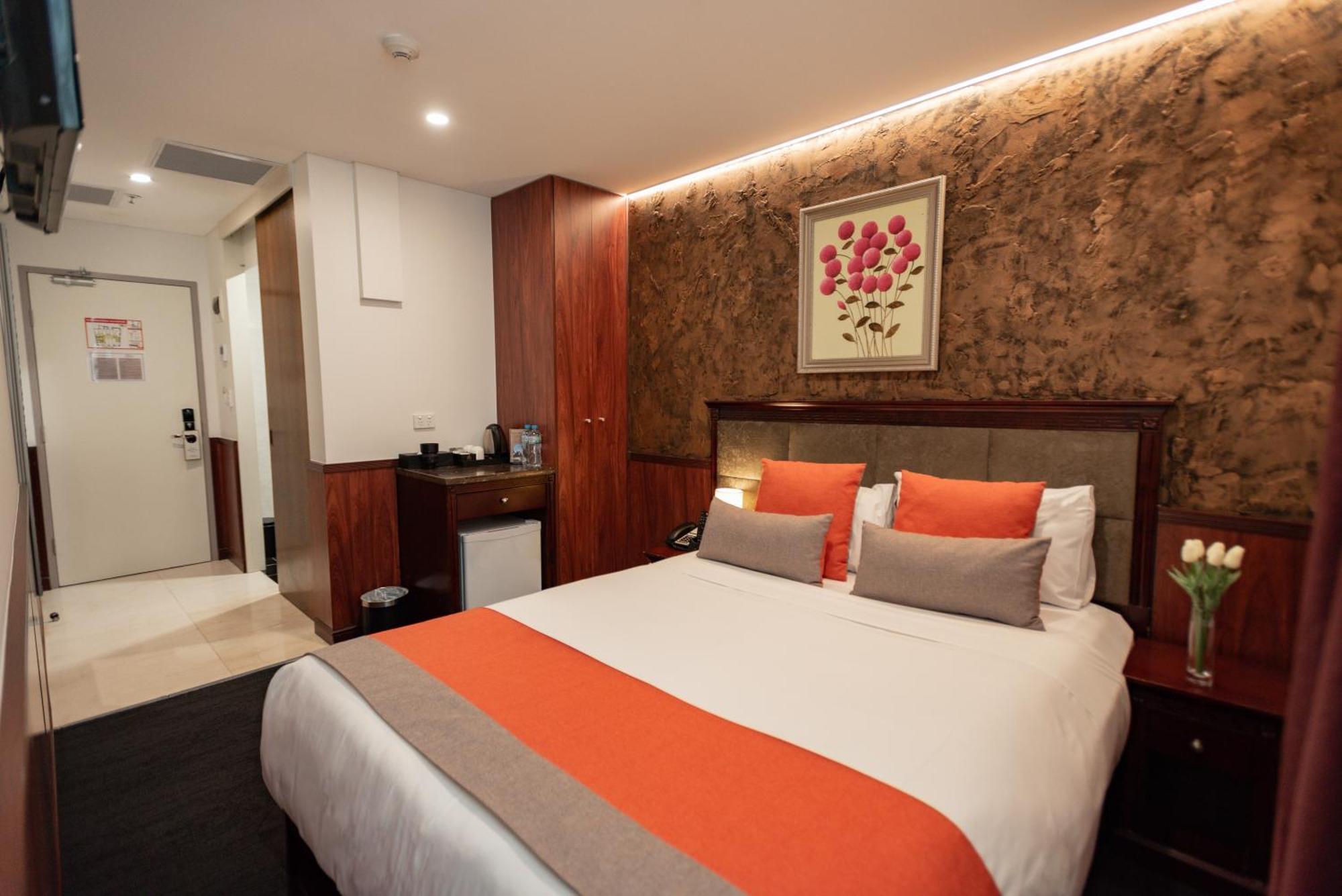 Zimmer mit Queensize-Bett