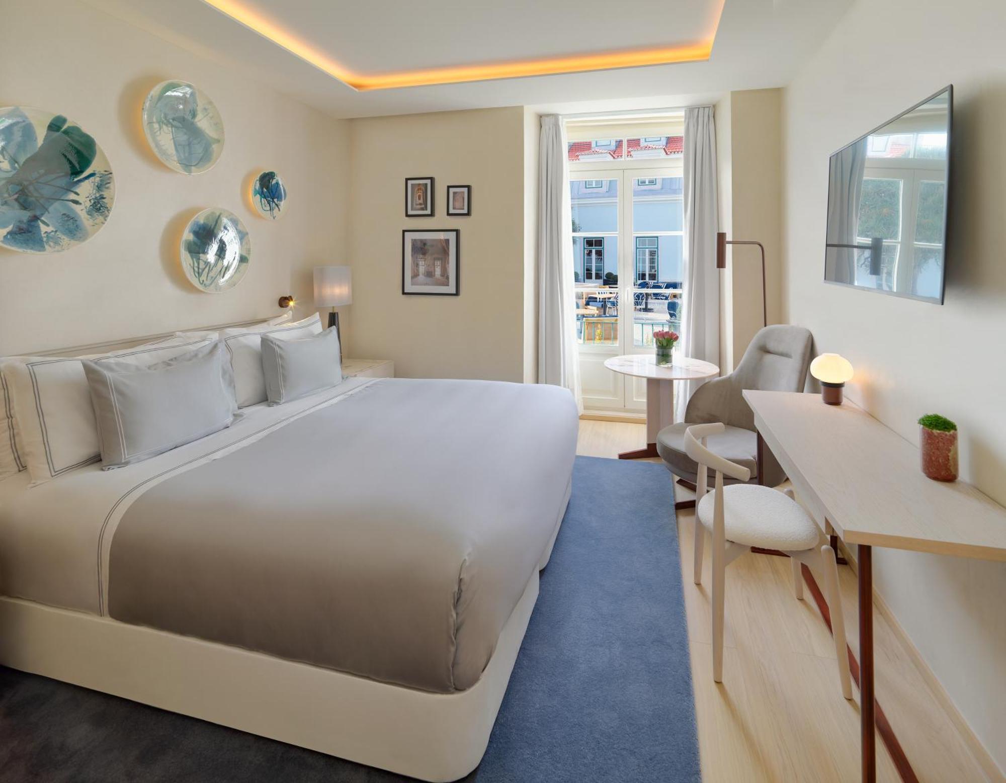 Quarto Duplo com Vista Jardim