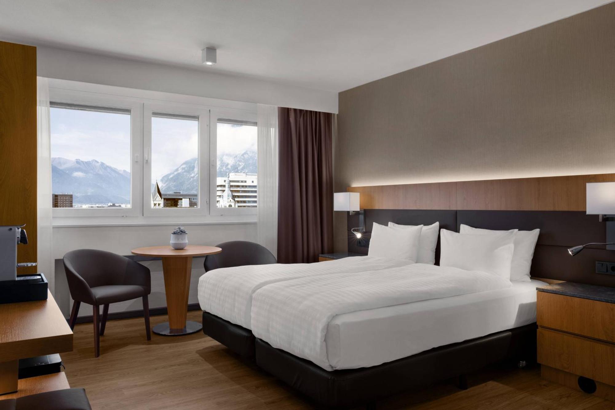 Standard Guest Room Two Double Beds Mountain View