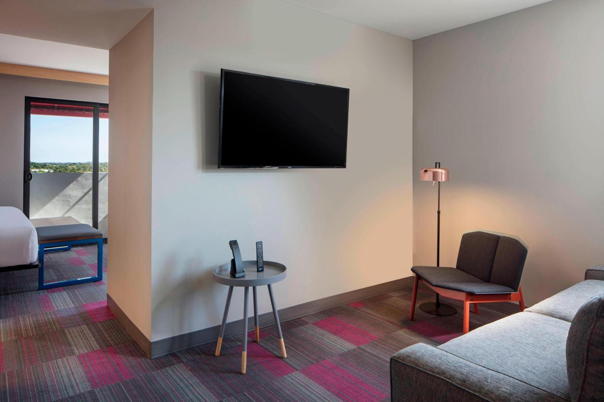 Suite, 1 King, Alternate bed: sofa bed, Corner room