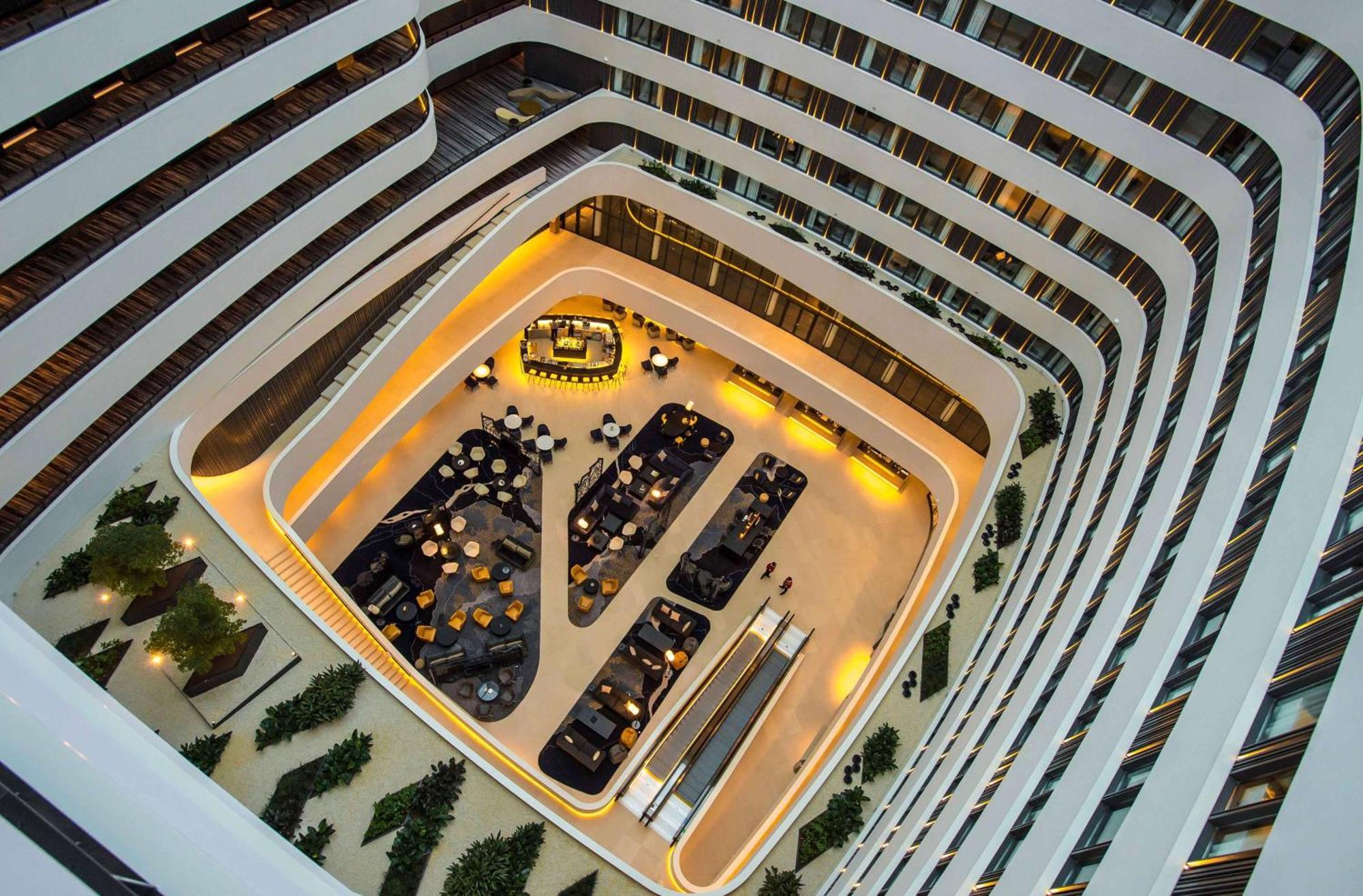 King Guest Room Atrium View