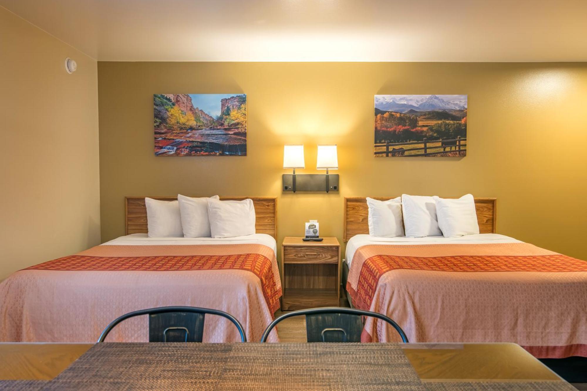 Three Queen Beds Kitchen