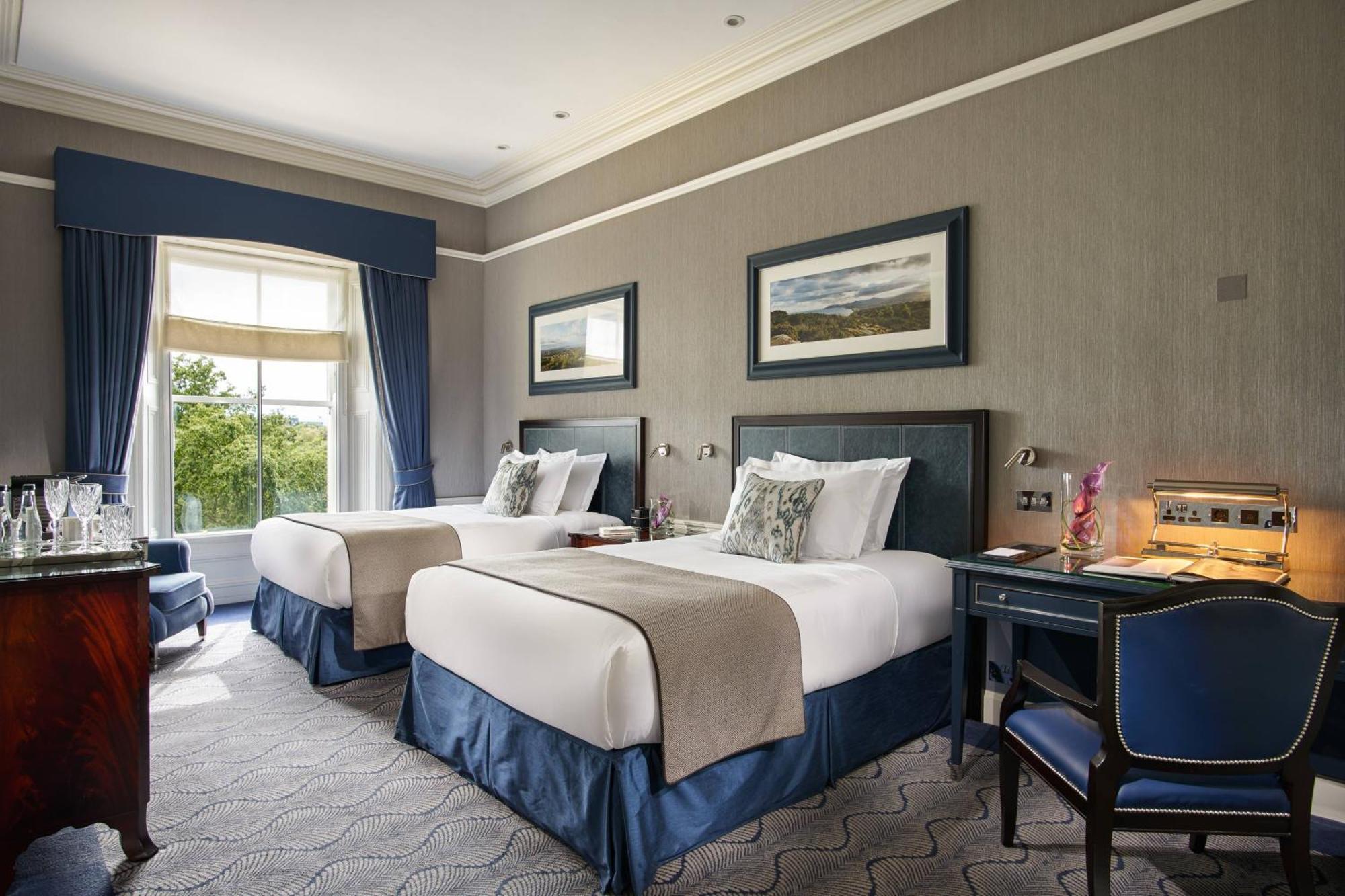Grande Chambre Double avec 2 Lits Doubles - Vue sur Parc