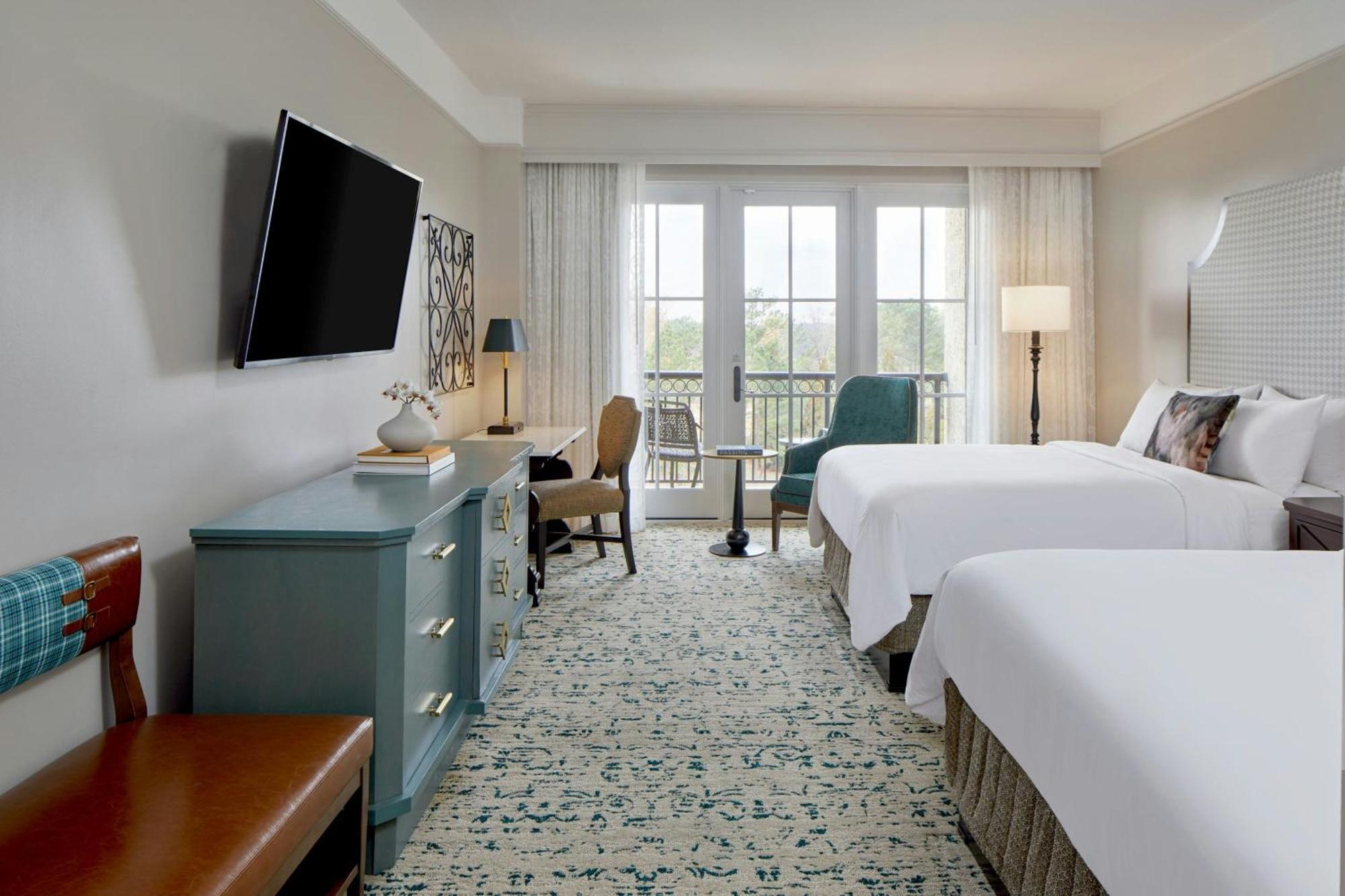 Guest Room Two Queen Beds Balcony Resort View