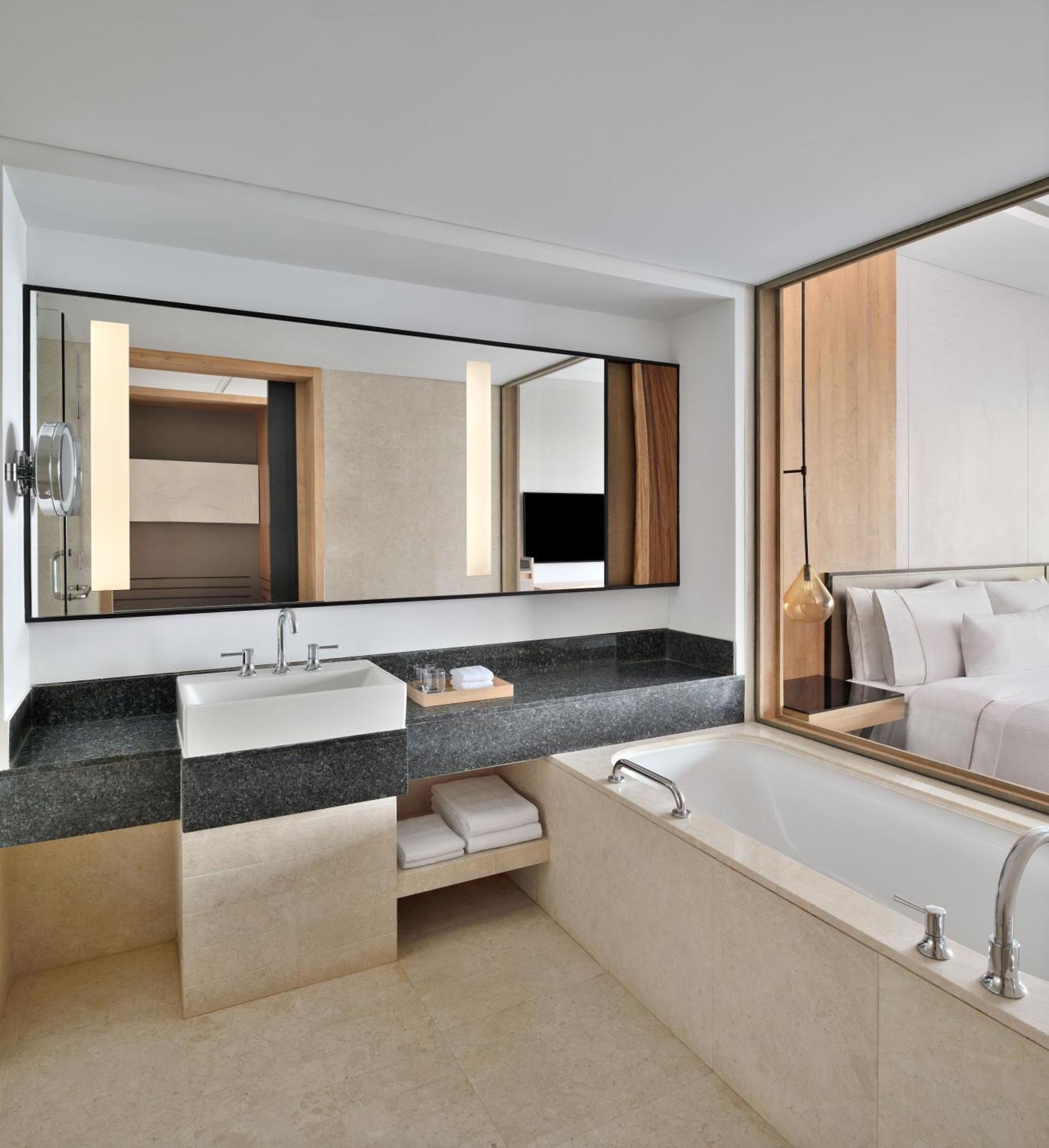 Larger Guest Room 1 King Hill View Curated high-tea experience & enjoy on F&B Spa