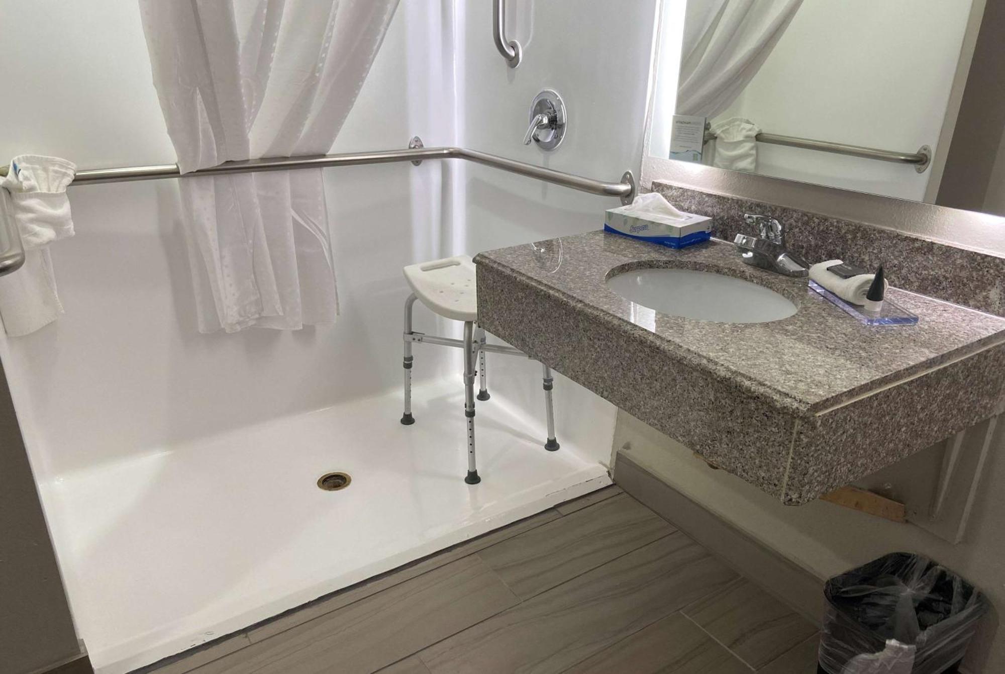 King Room Roll Shower Mobility Accessible or Non-Smoking