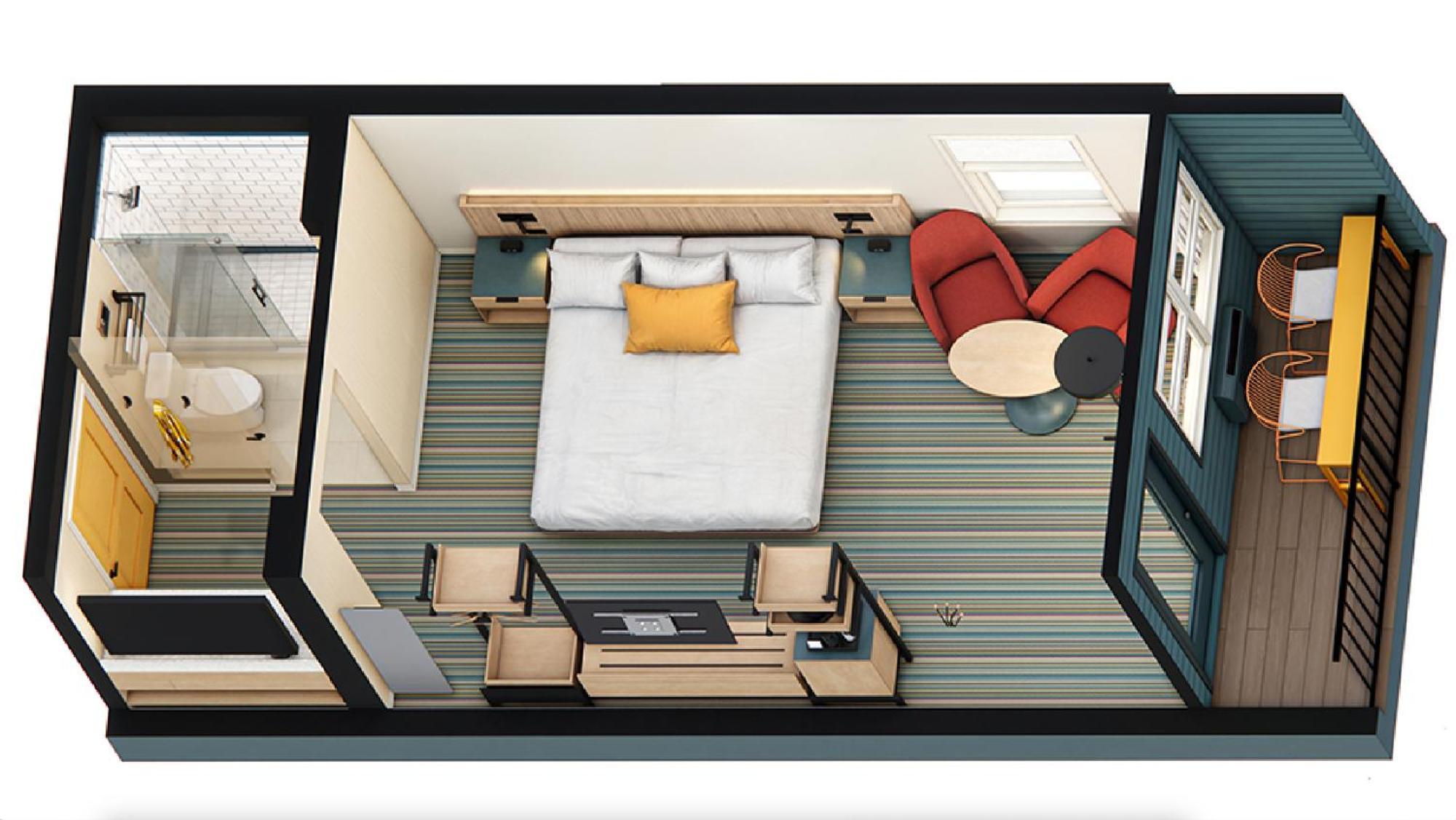 West Side King Room