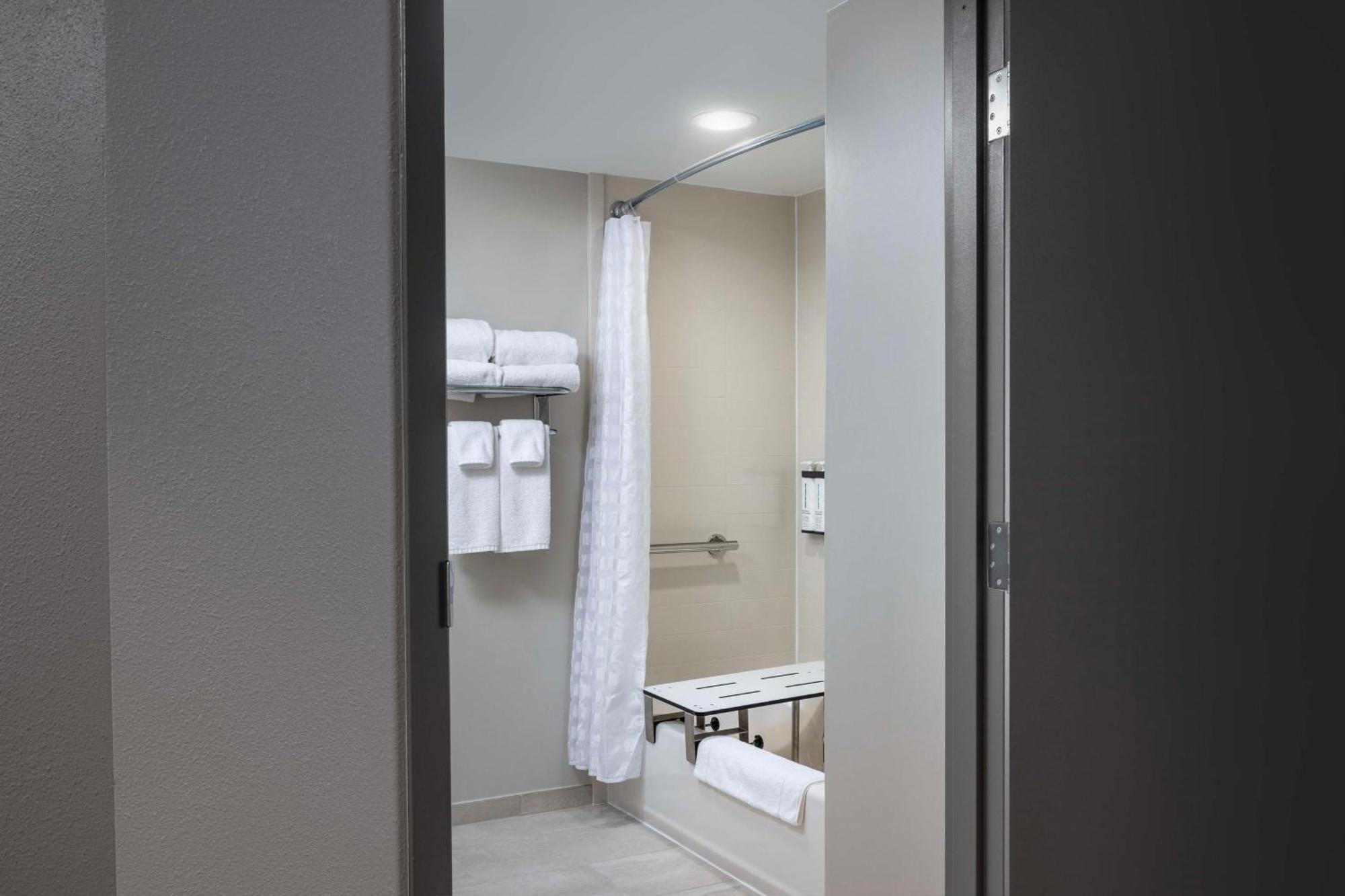 King Room Sofa Bed Accessible Tub Disability Access