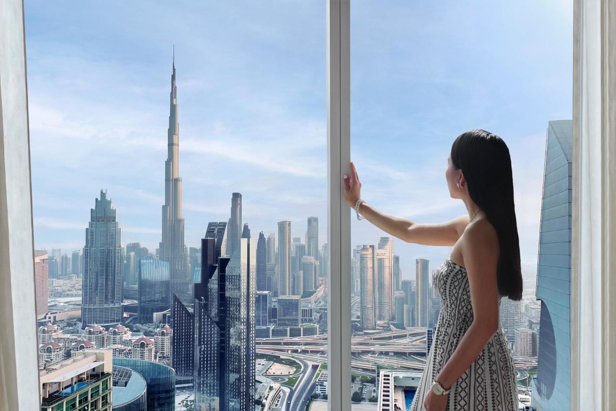 Burj Khalifa View Room Twin Beds