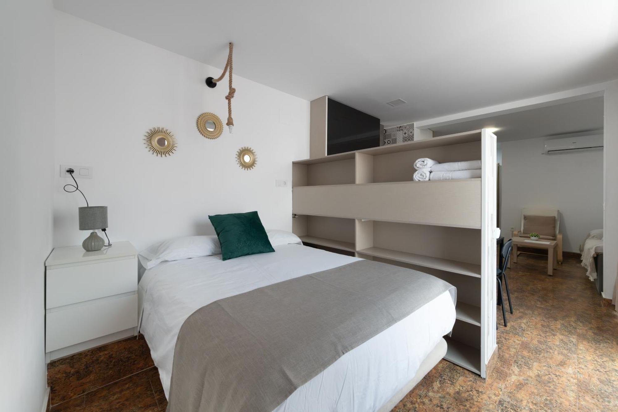 One-Bedroom Loft Apartment Balcony