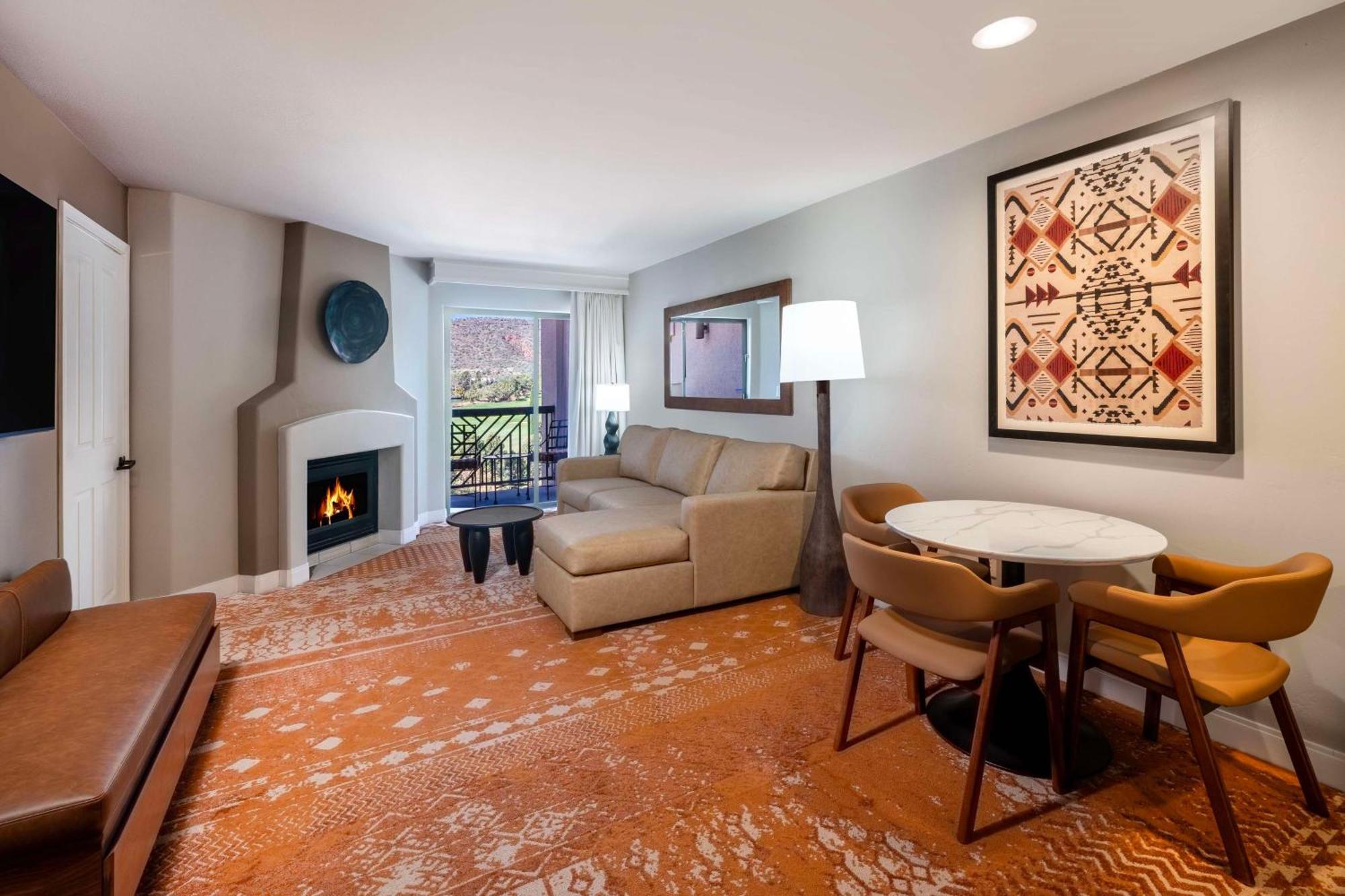 King Suite Balcony Mountain View