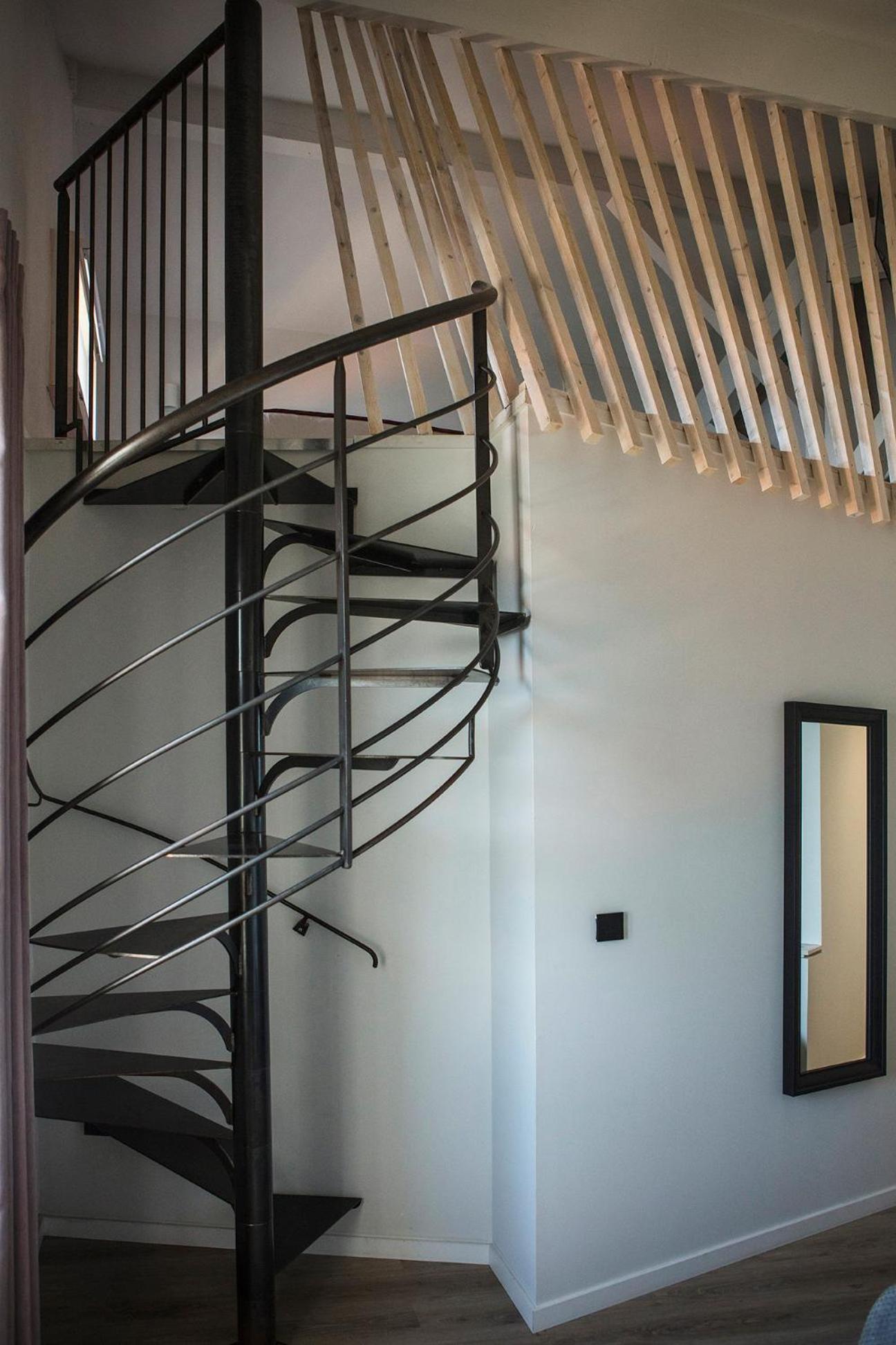 King Room Sea View Spiral Staircase