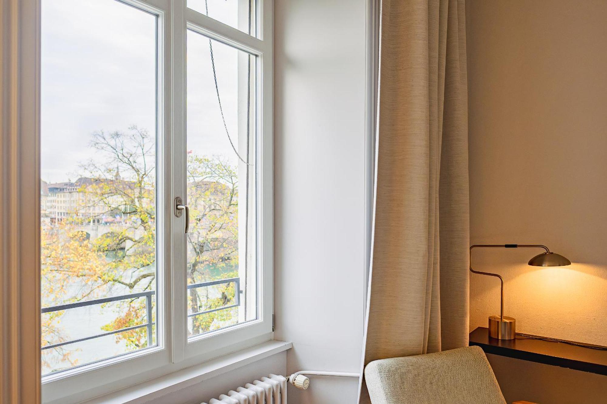 Double Room View to Rhine River