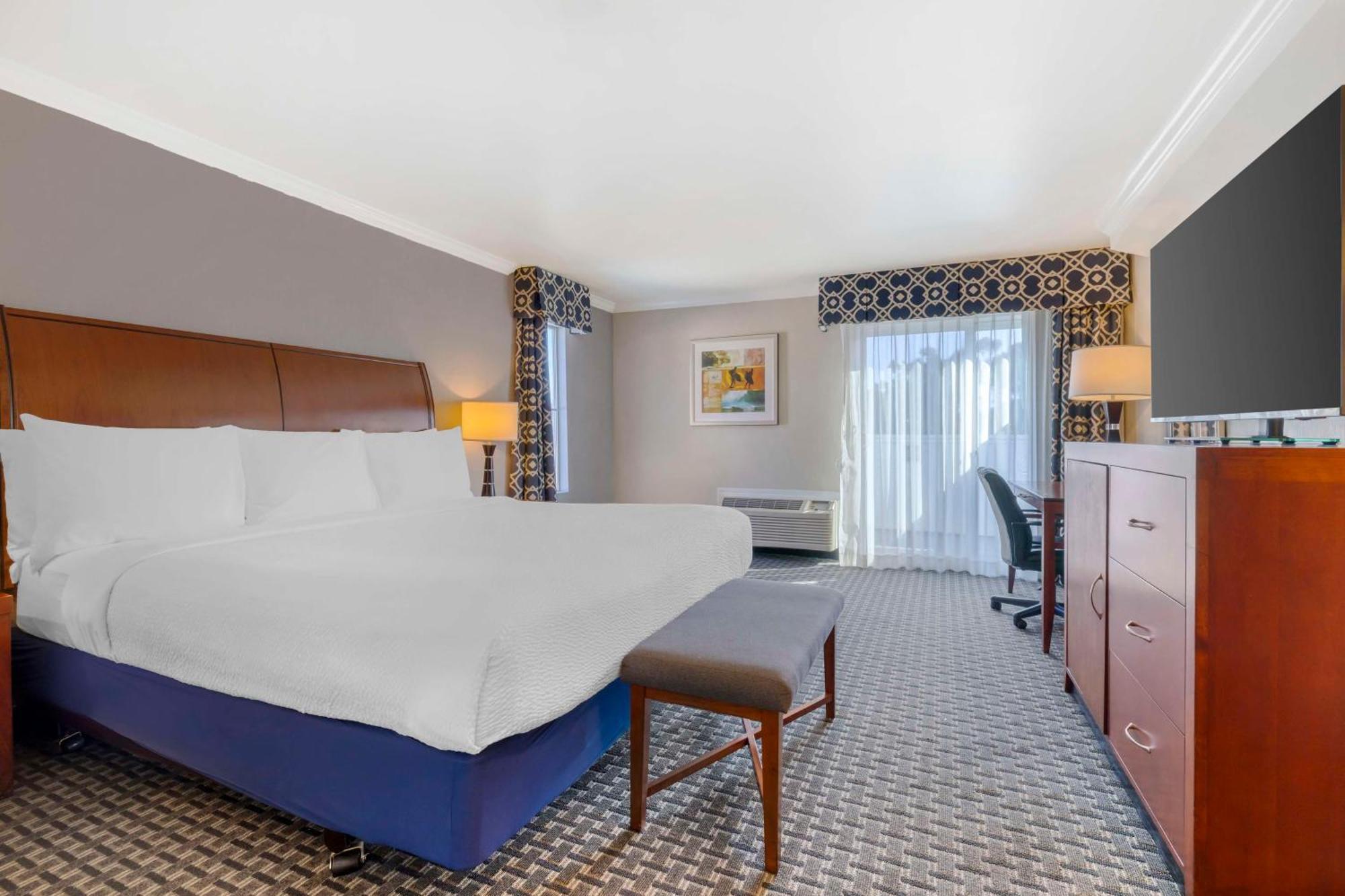 Large King Room Roll Shower View Disability Access or Non-Smoking