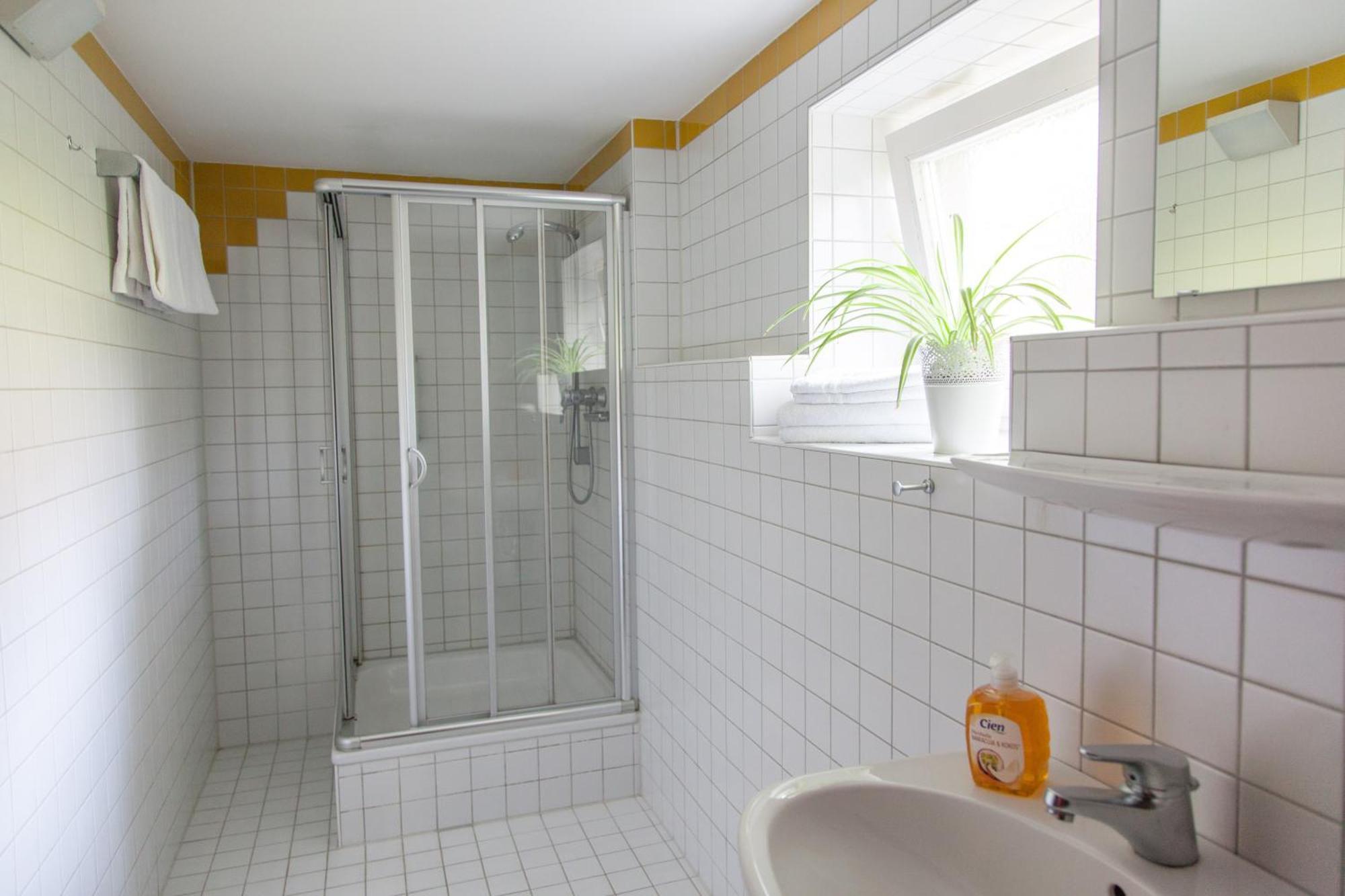 Shared Bath One Queen Room
