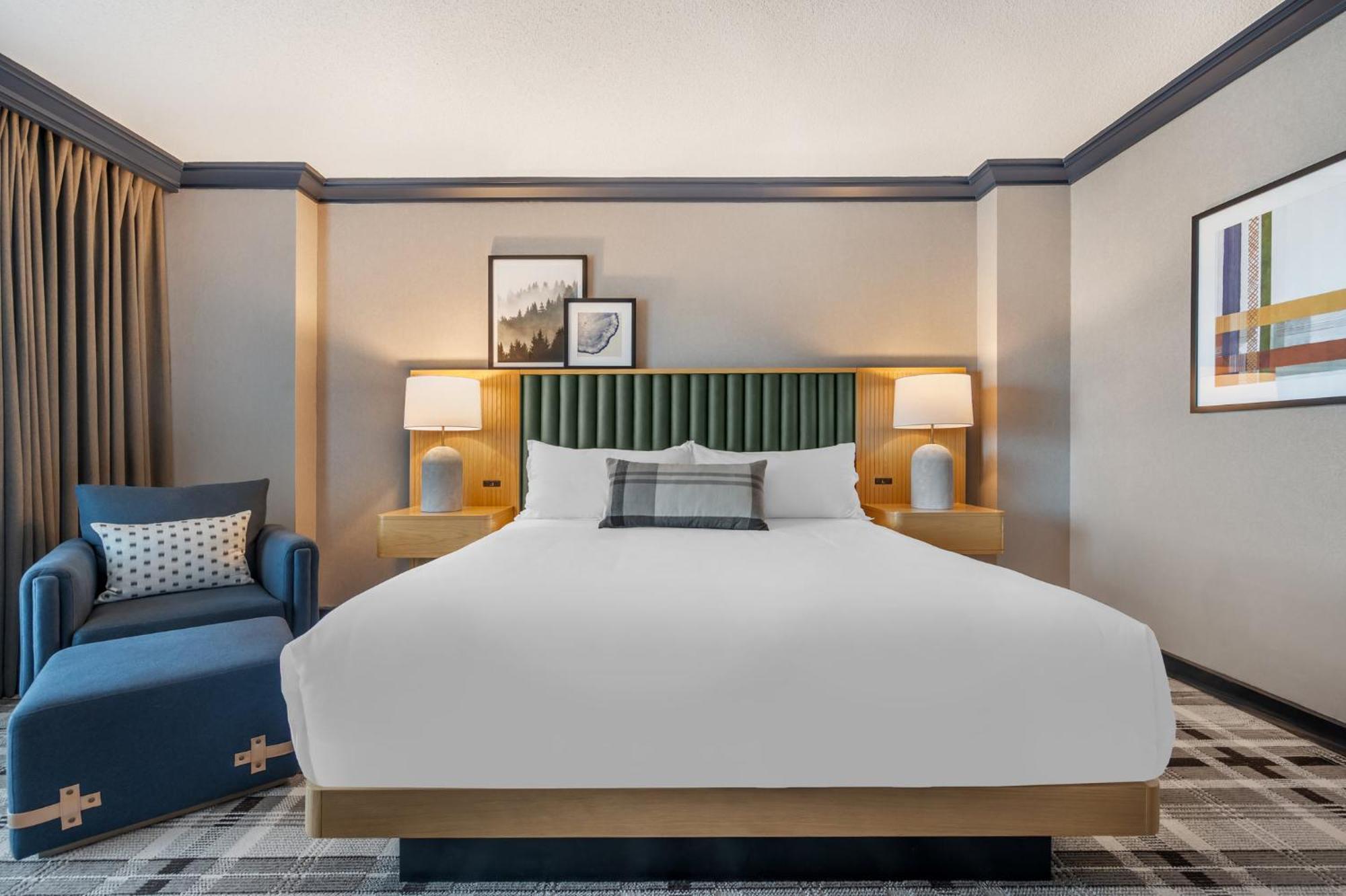 Spacious Mountain View Balcony Room 1 King Bed