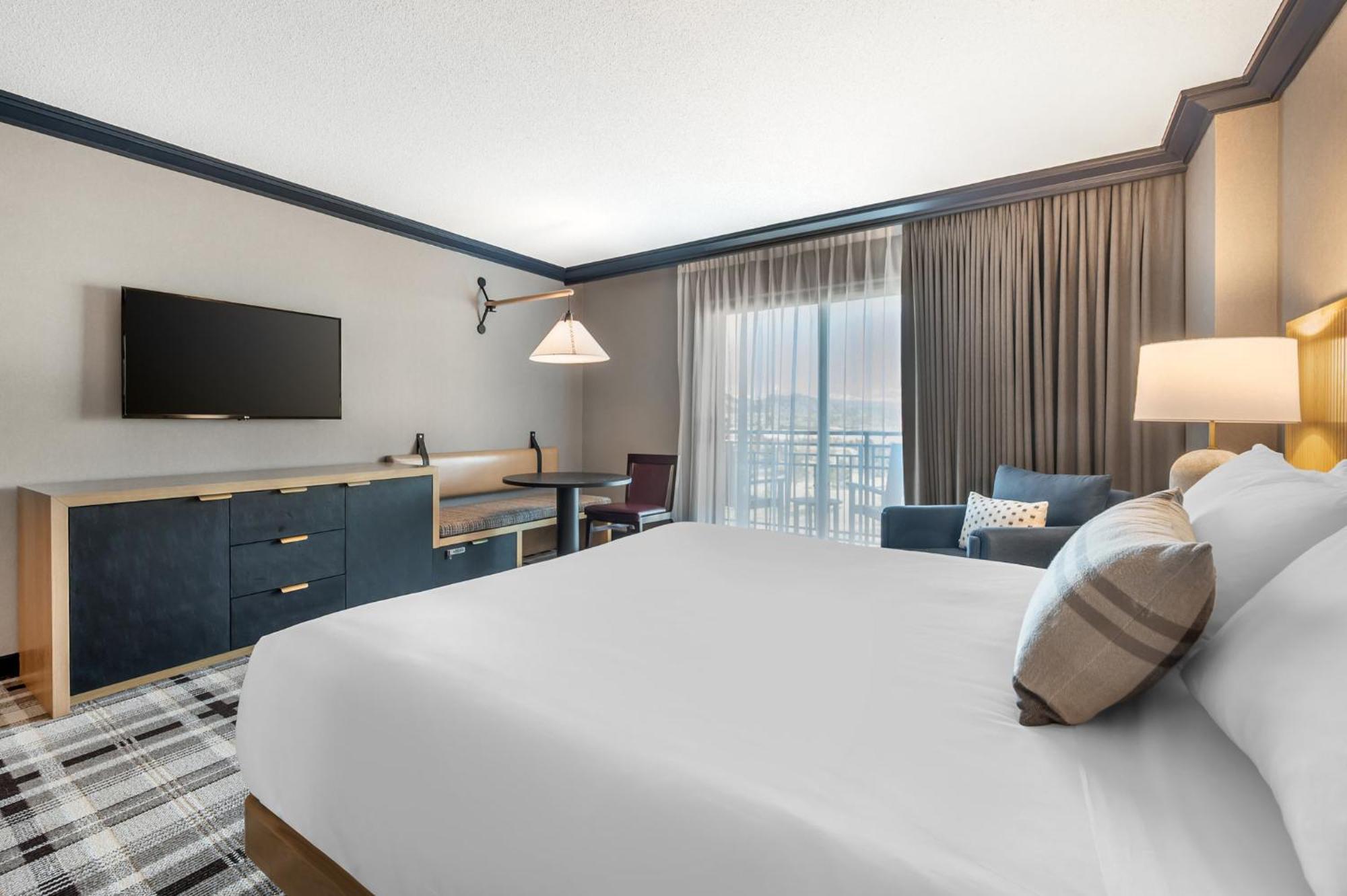 Spacious Mountain View Balcony Room 1 King Bed