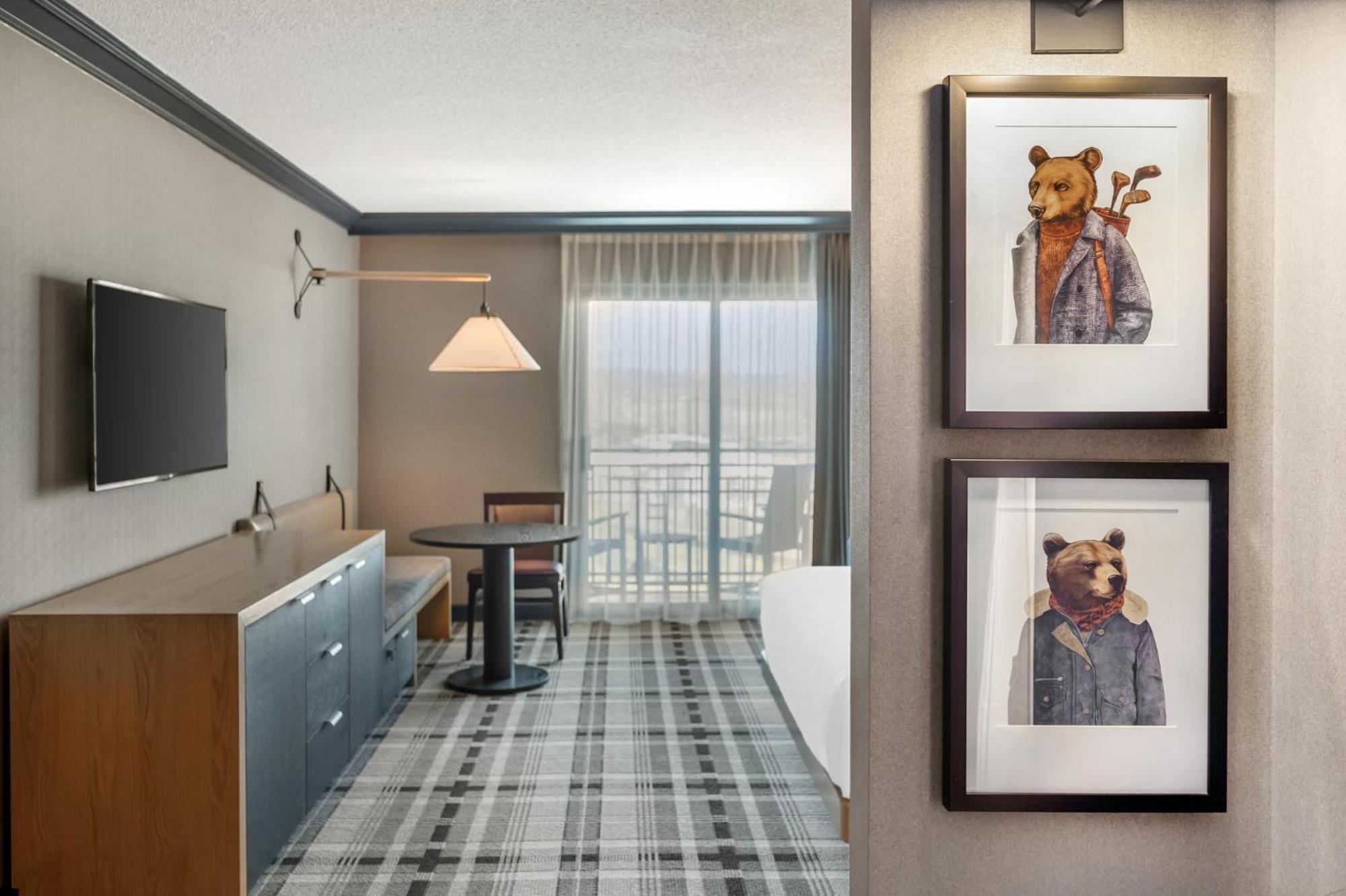 Spacious Mountain View Balcony Room 1 King Bed