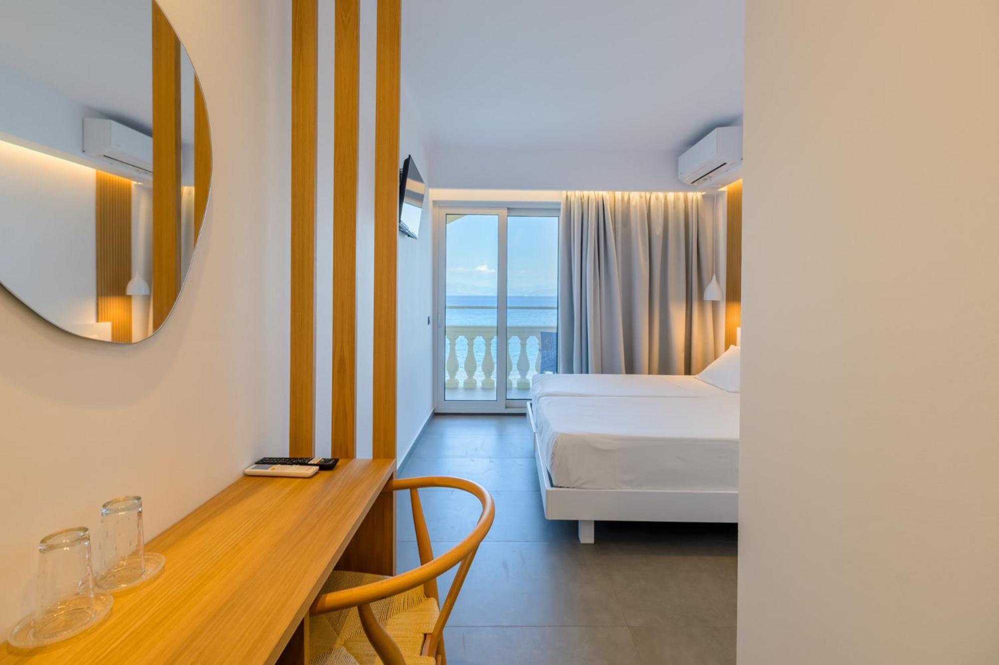 Superior Deluxe Double or Twin Room Balcony Pontikonisi island view