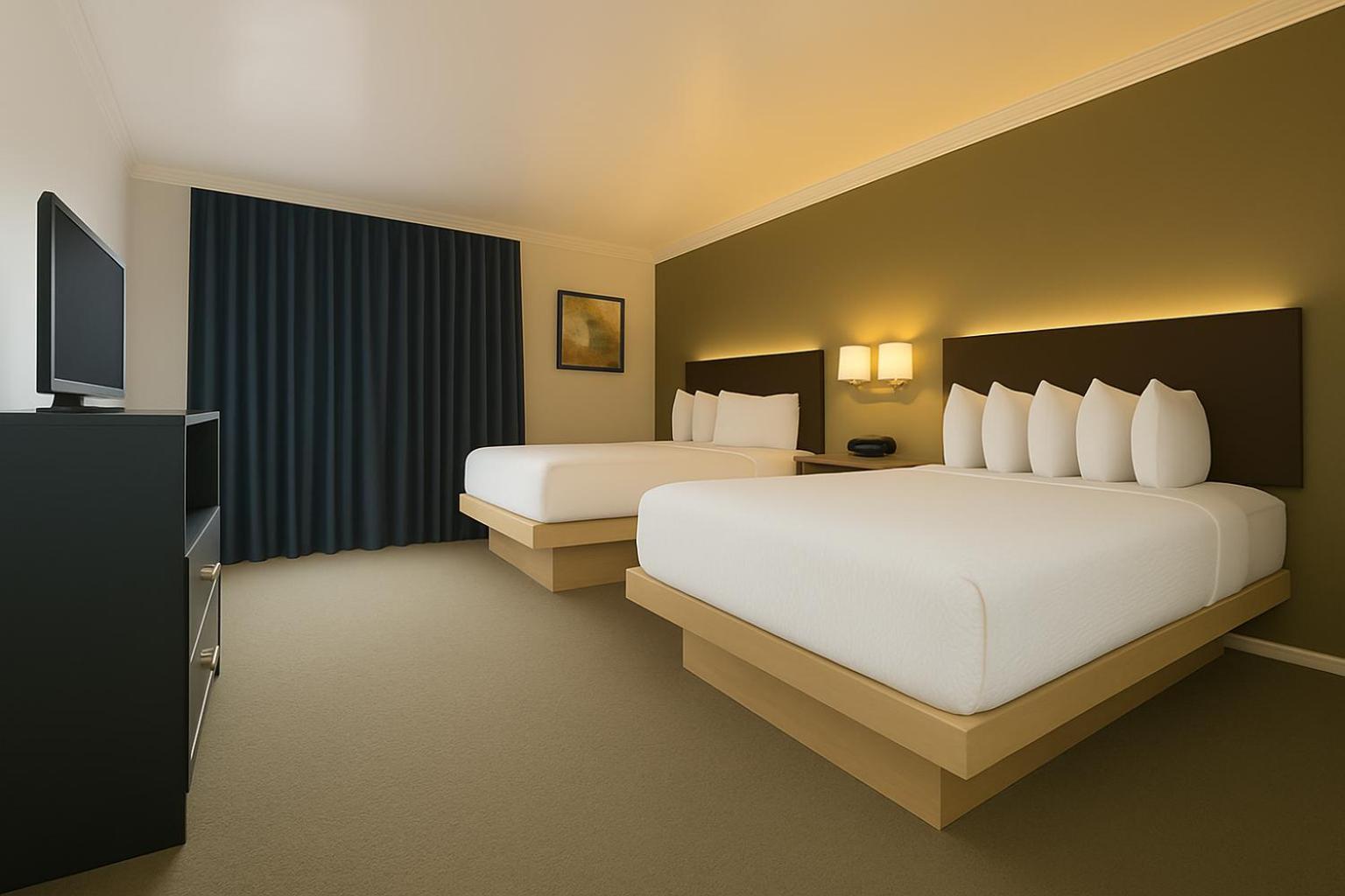2 Queen Beds