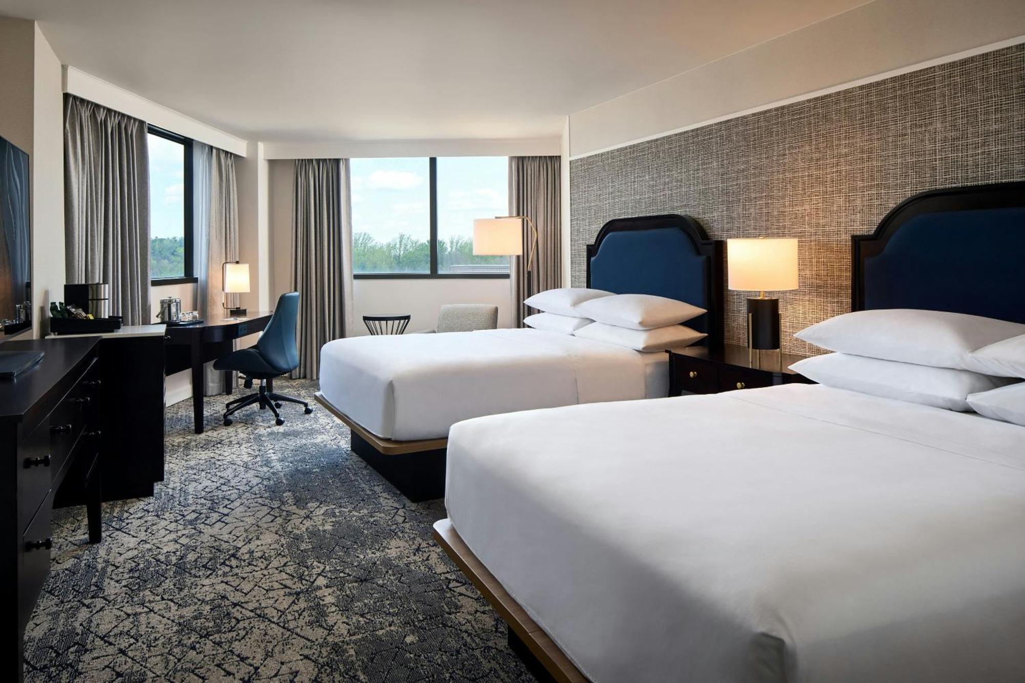 Guest room, 2 Double, Courtyard view