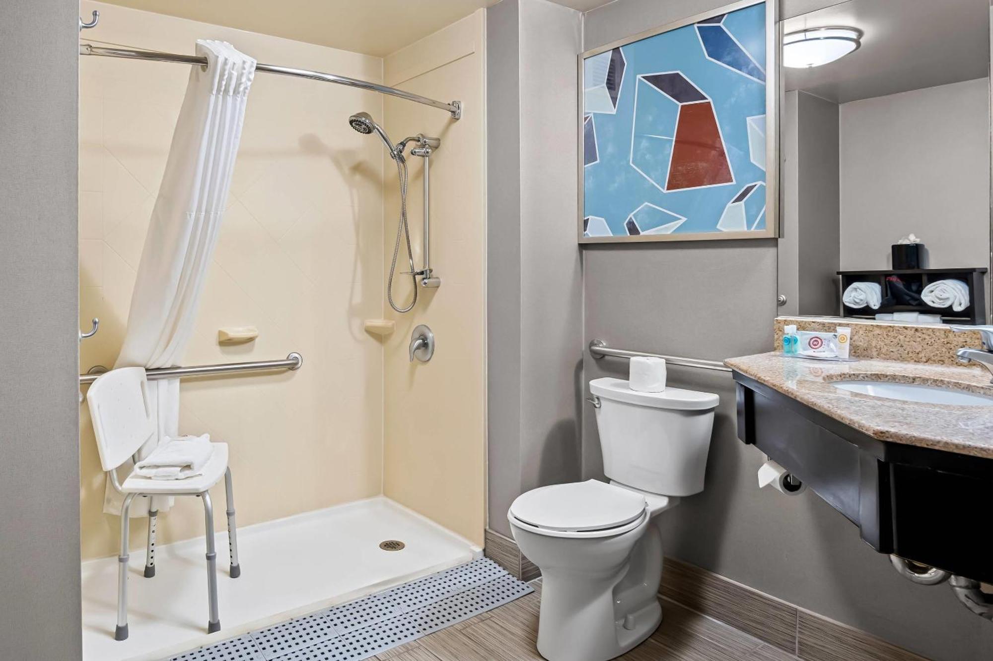 Queen Room Roll Shower Disability Access