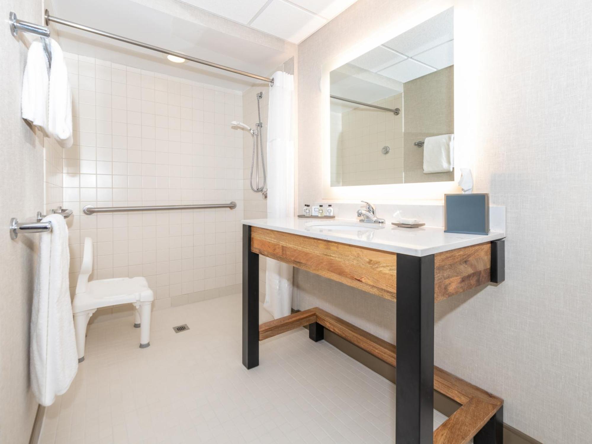 King Room Roll Shower Disability Access